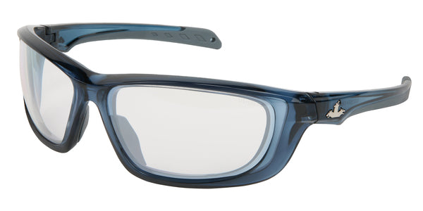 MCR Safety UD1 Dark Blue Frame, I/O Clear Mirror-eSafety Supplies, Inc