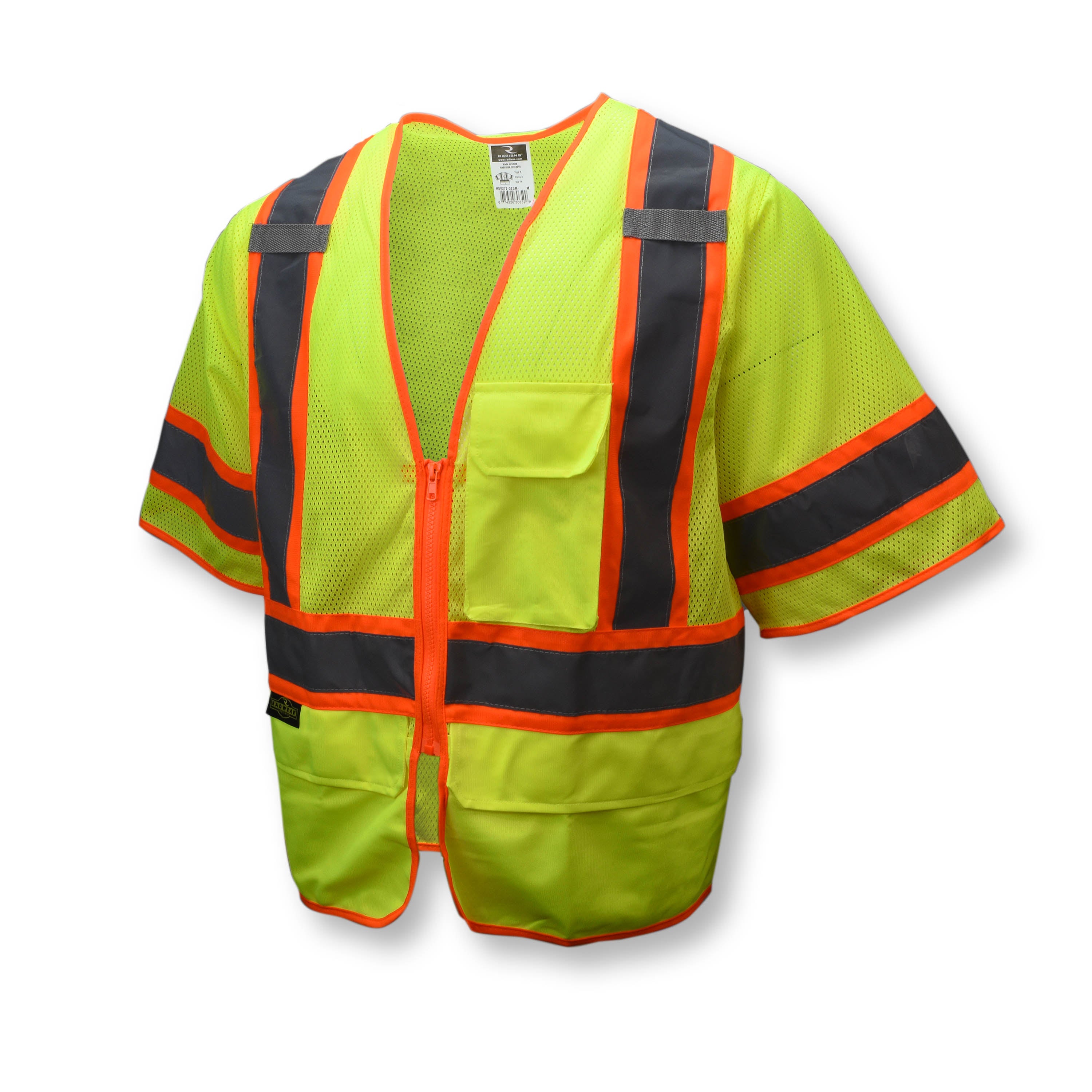Radians SV272-3 Type R Class 3 Multipurpose Mesh Surveyor Vest-eSafety Supplies, Inc