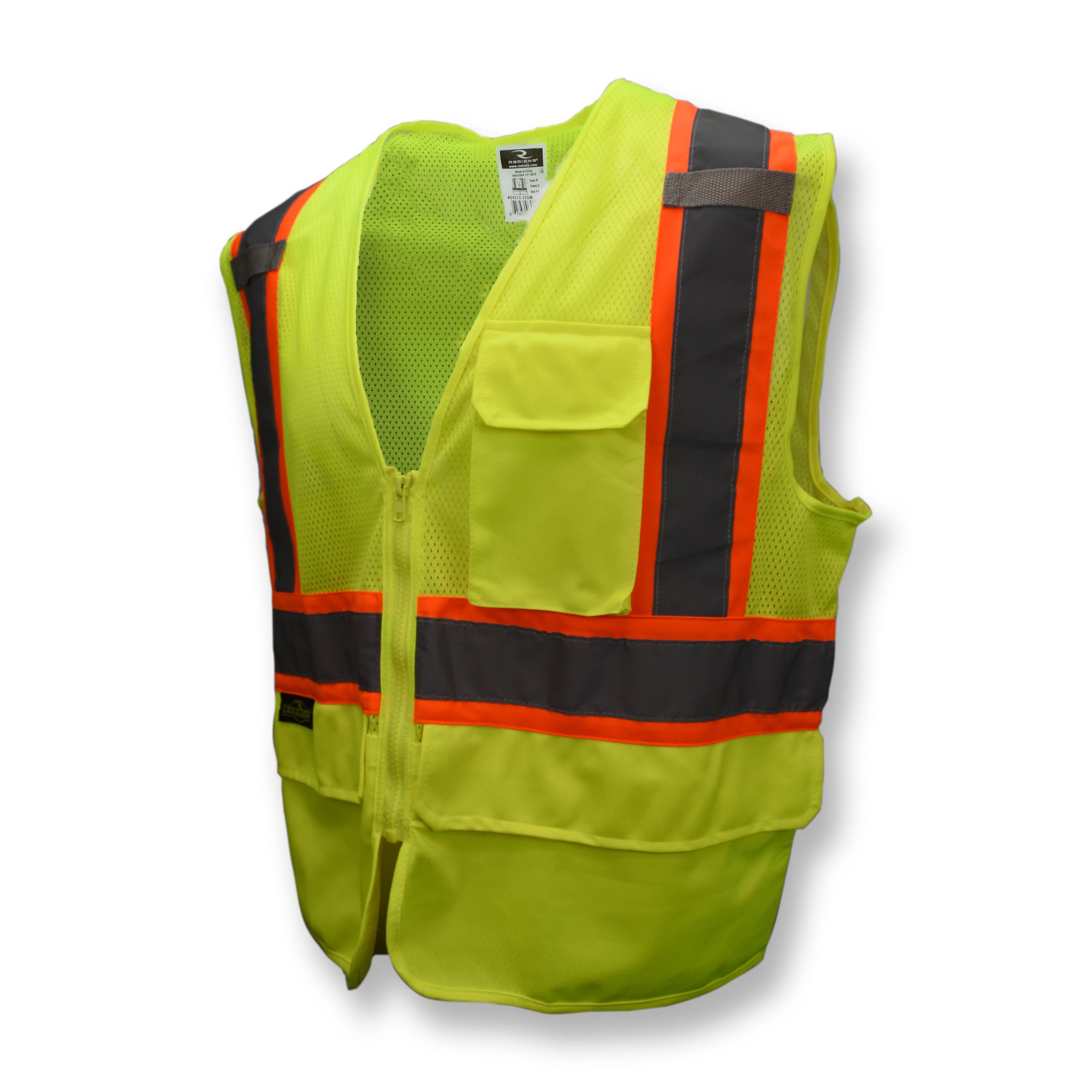 Radians SV272-2 Type R Class 2 Multipurpose Mesh Surveyor Vest-eSafety Supplies, Inc