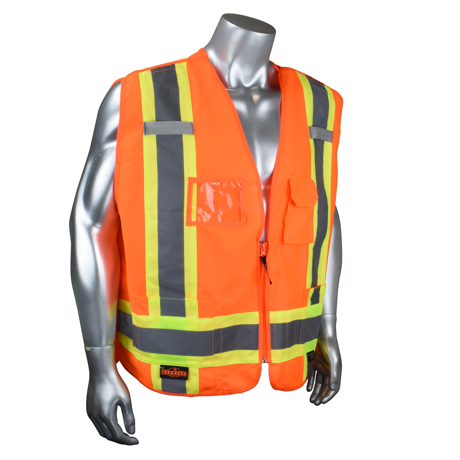 Radians SV020X-2 Heavy Duty 7-Pocket Tear Away Cruiser Vest X-Back-eSafety Supplies, Inc