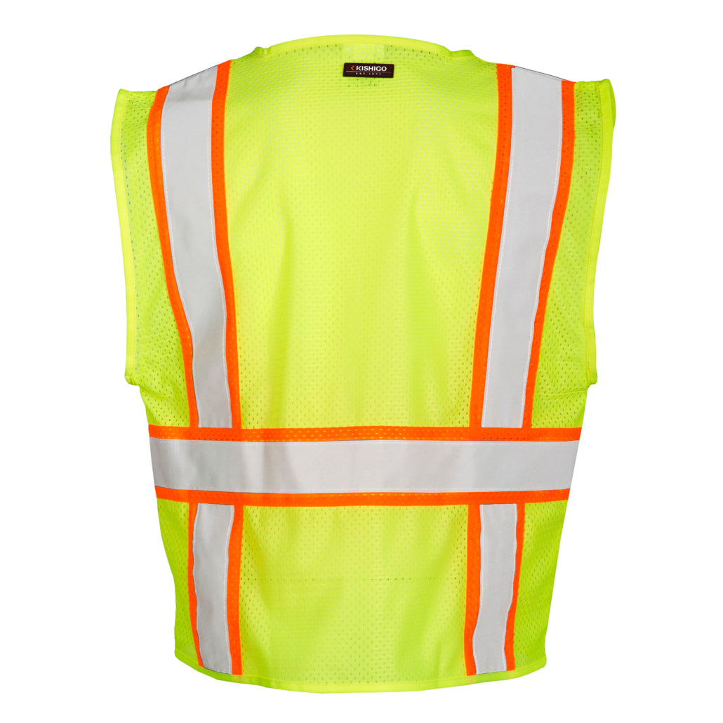 Kishigo All Mesh Contrast Vest-eSafety Supplies, Inc