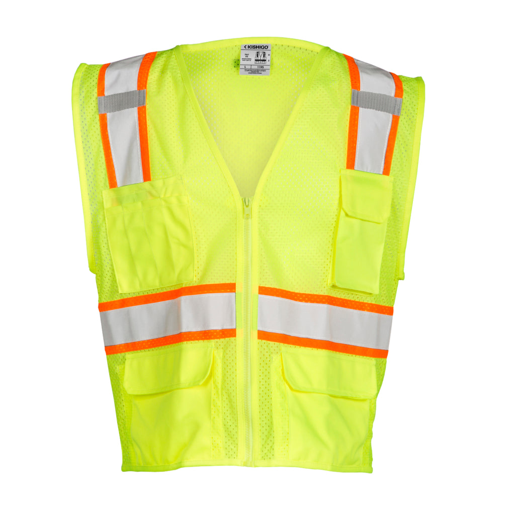 Kishigo All Mesh Contrast Vest-eSafety Supplies, Inc