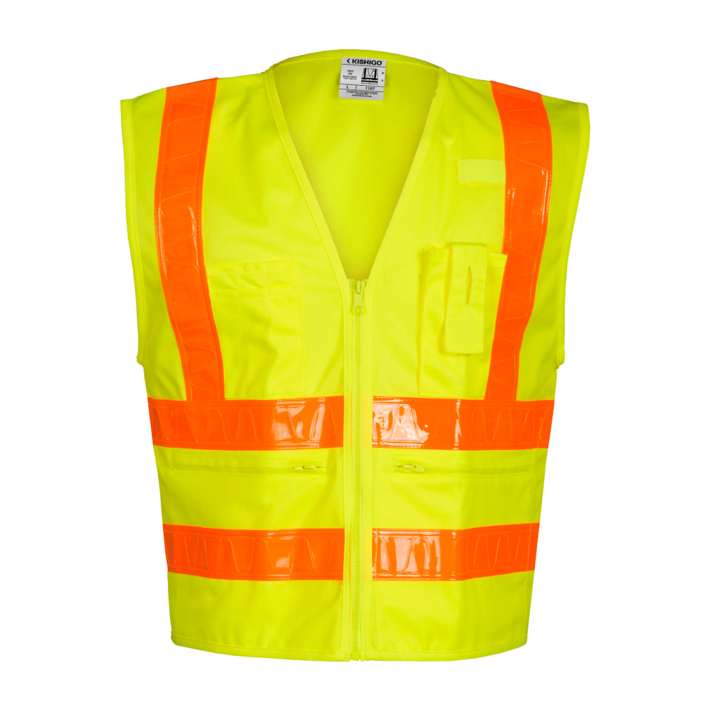 Kishigo Combined Performance 5 Pocket Solid Vest-eSafety Supplies, Inc