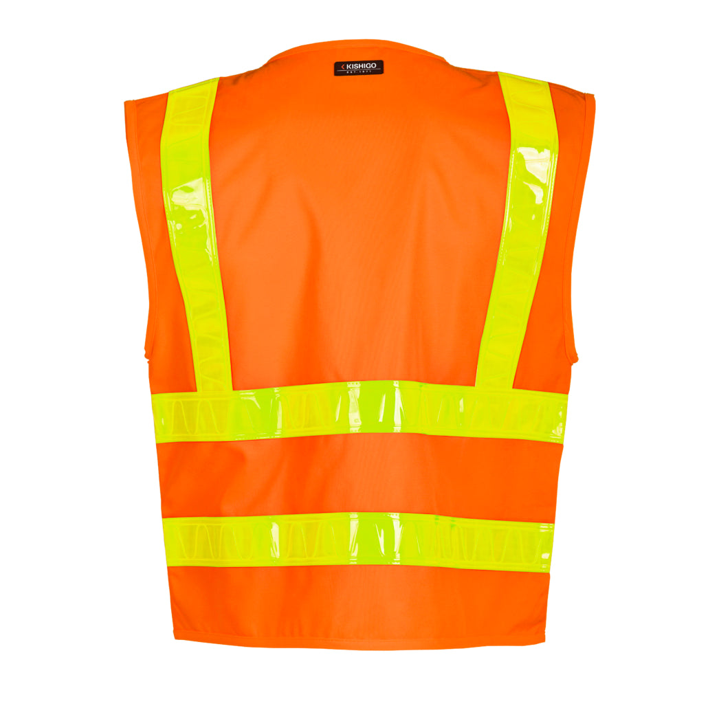Kishigo Combined Performance 5 Pocket Solid Vest-eSafety Supplies, Inc