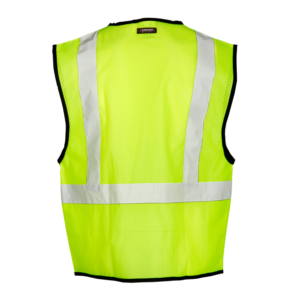 Kishigo Zipper Economy Series Class 2 Vest-eSafety Supplies, Inc