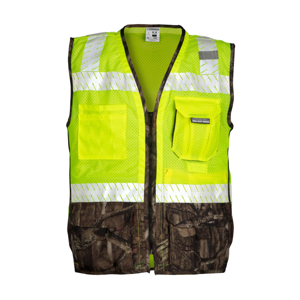 Premium Brilliant Series Mossy Oak Camo Vest-eSafety Supplies, Inc