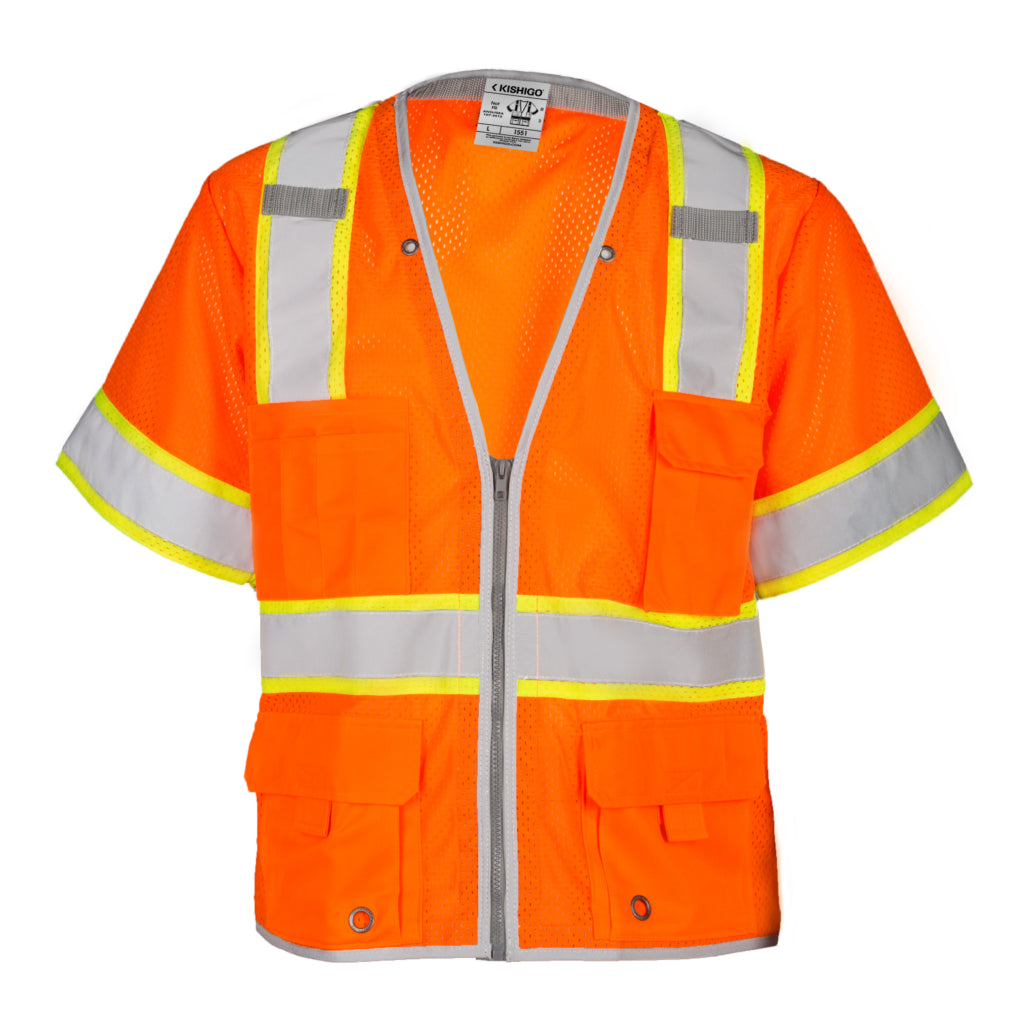 Premium Brilliant Series Heavy Duty Class 3 Vest-eSafety Supplies, Inc