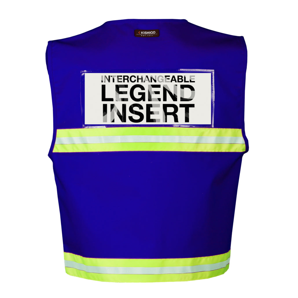 Kishigo Incident Command Royal Blue, Non-ansi Vest-eSafety Supplies, Inc