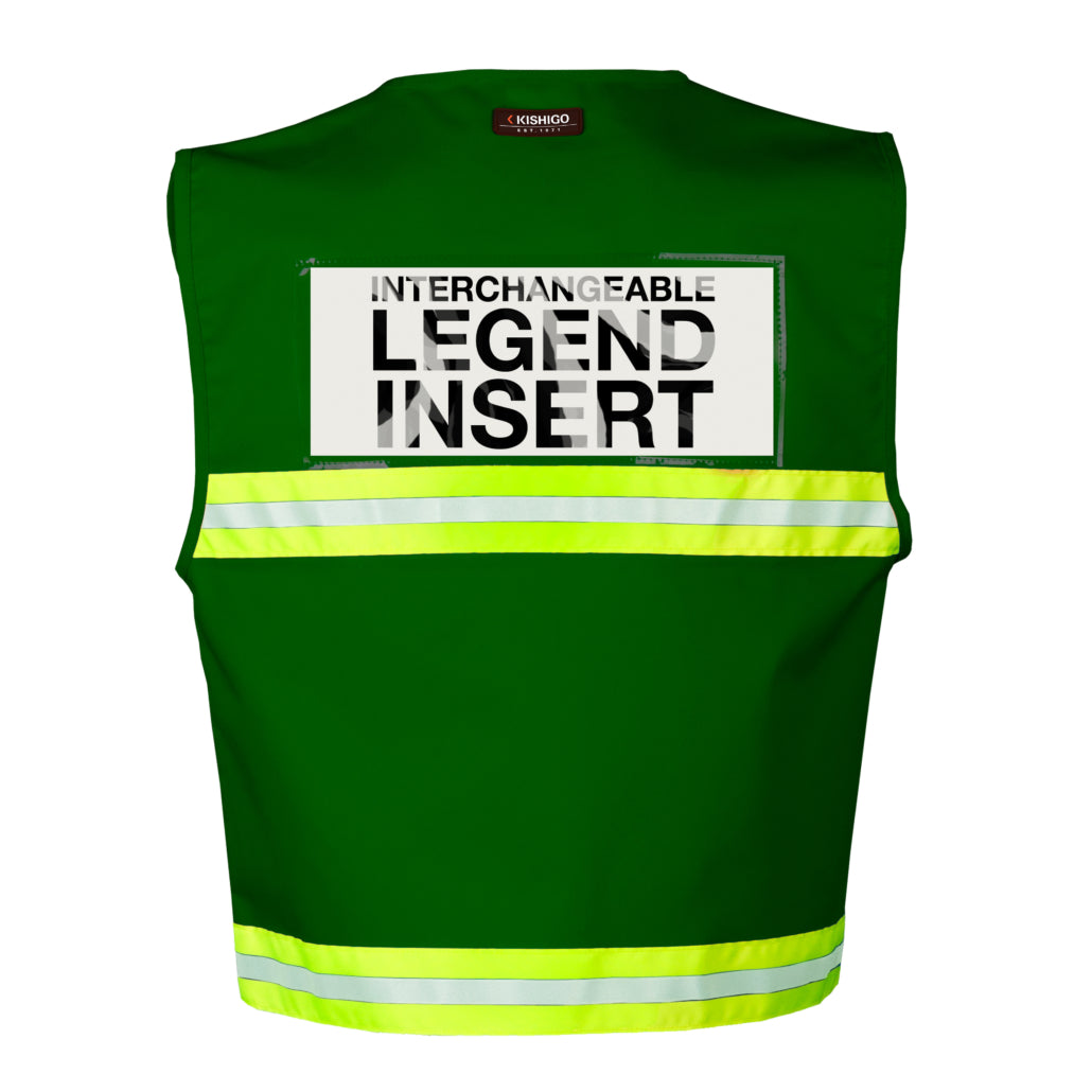 Kishigo Incident Command Green, Non-ansi Vest-eSafety Supplies, Inc