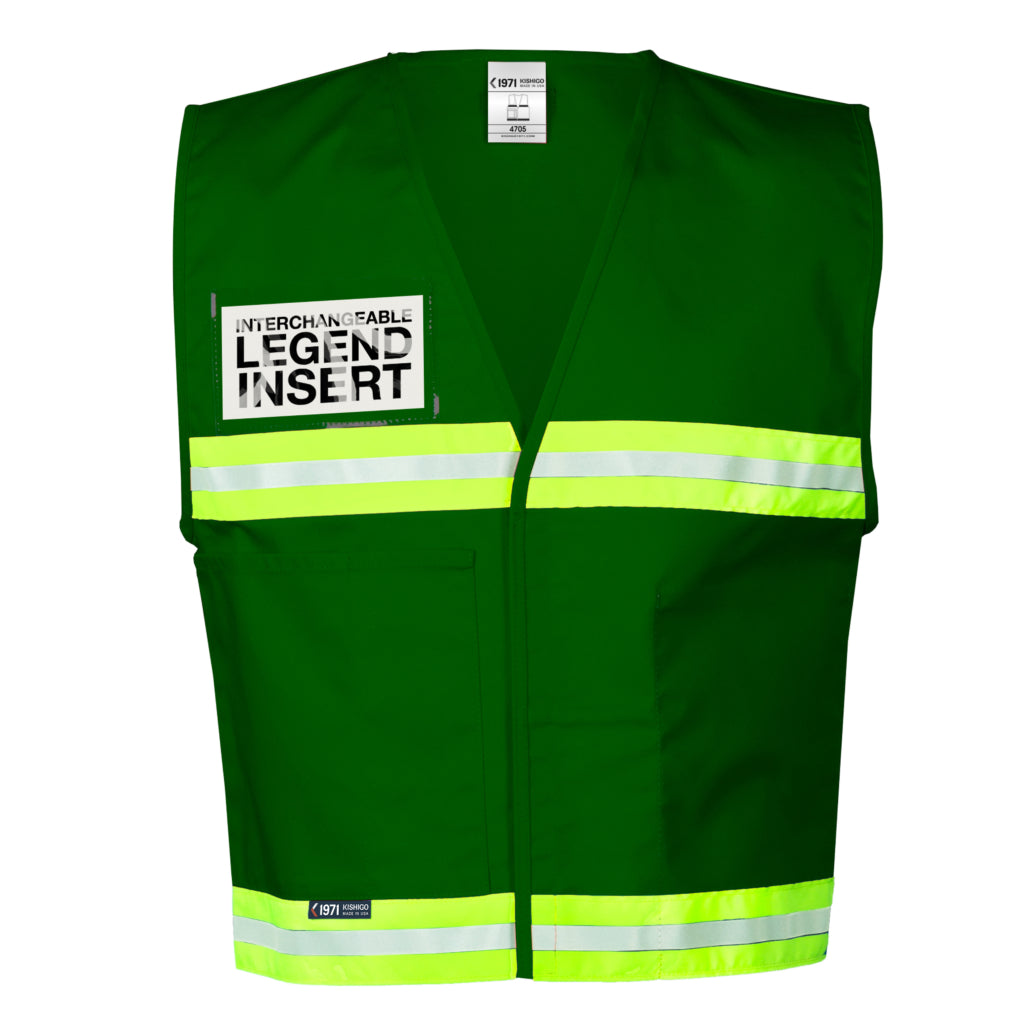 Kishigo Incident Command Green, Non-ansi Vest-eSafety Supplies, Inc