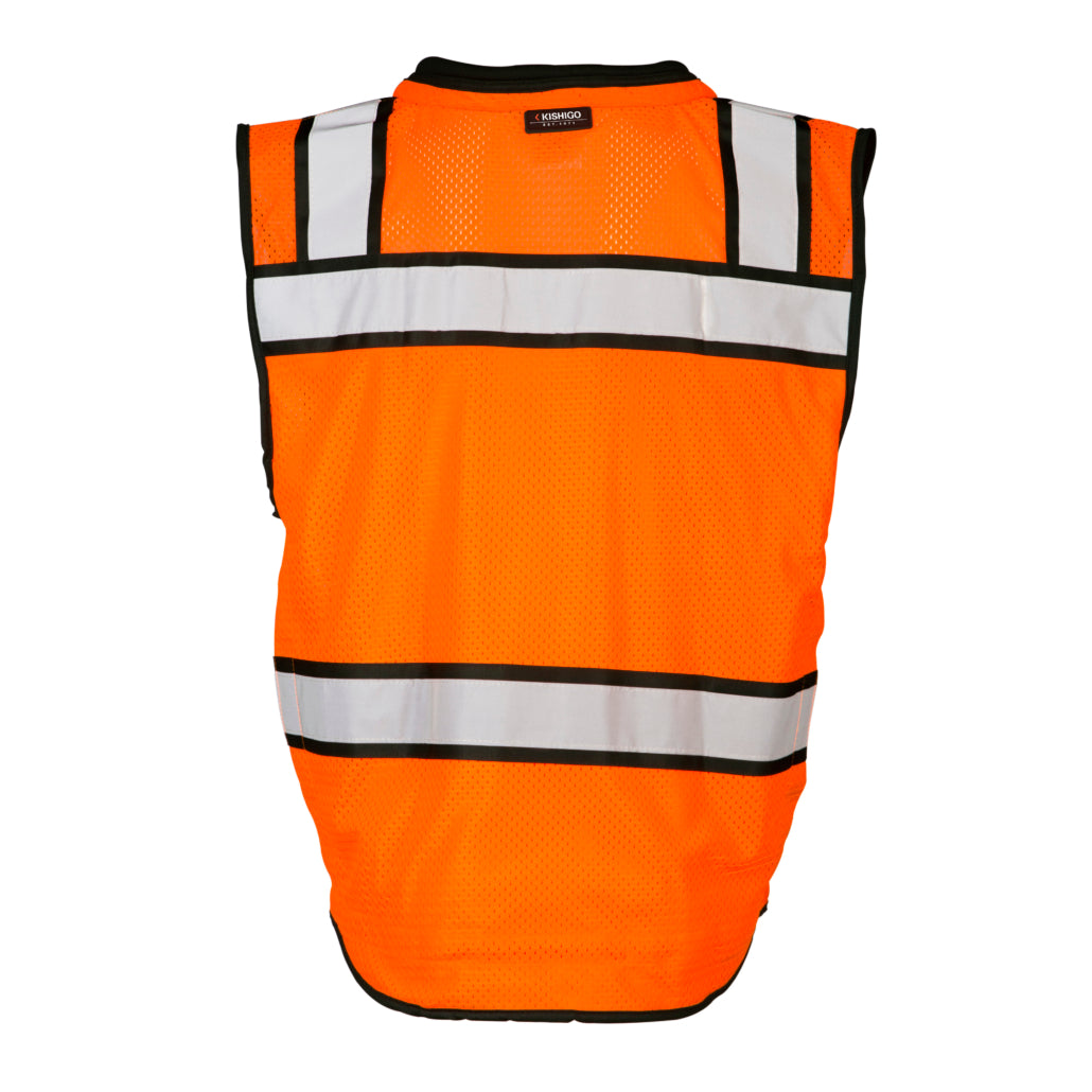 Kishigo Class 2 High Performance Surveyors Zipper Vest-eSafety Supplies, Inc