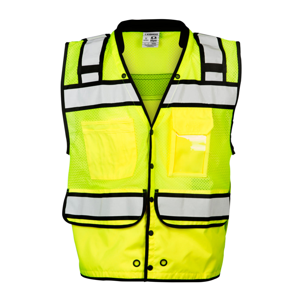 Kishigo High Performance Surveyors Snap Vest-eSafety Supplies, Inc