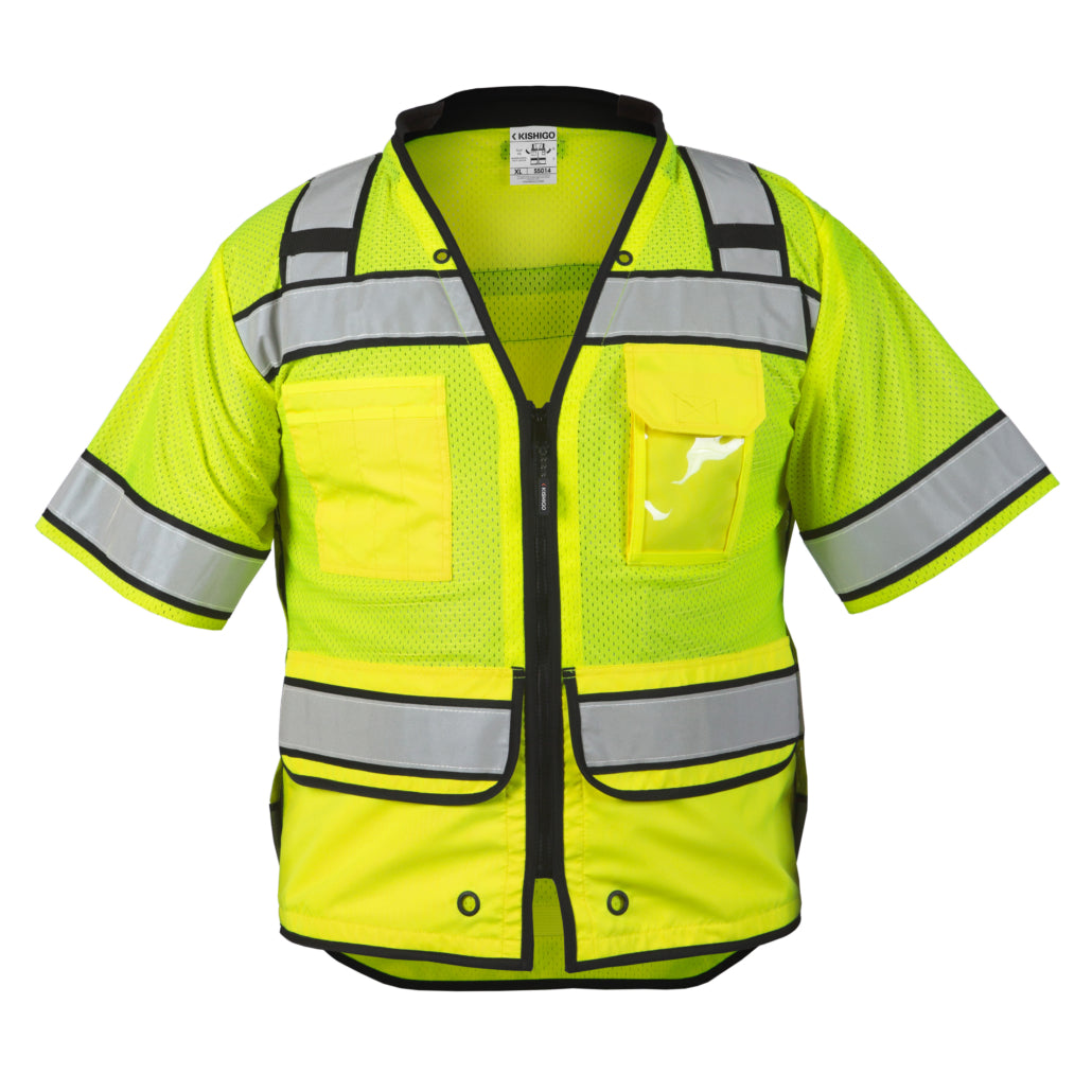 Kishigo High Performance Surveyors Zipper Vest-eSafety Supplies, Inc
