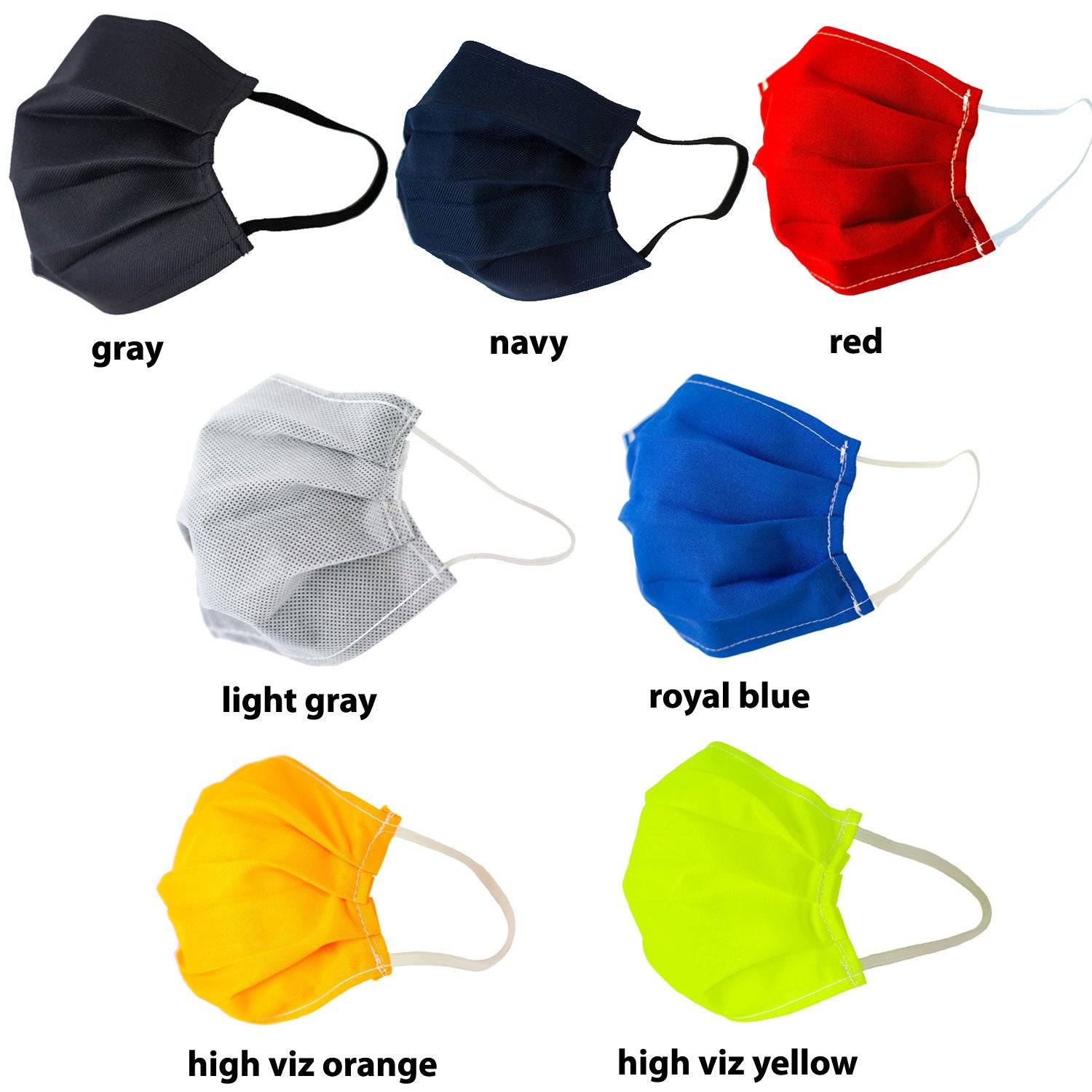 V-Masks Reusable Personal Mask Solid Color (1-Mask)-eSafety Supplies, Inc