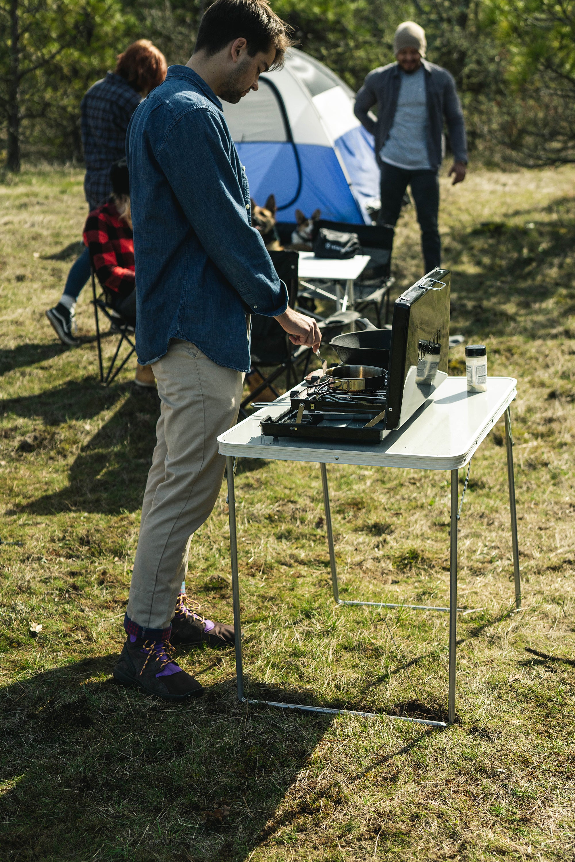 Folding Table With Coated Mdf Top-eSafety Supplies, Inc