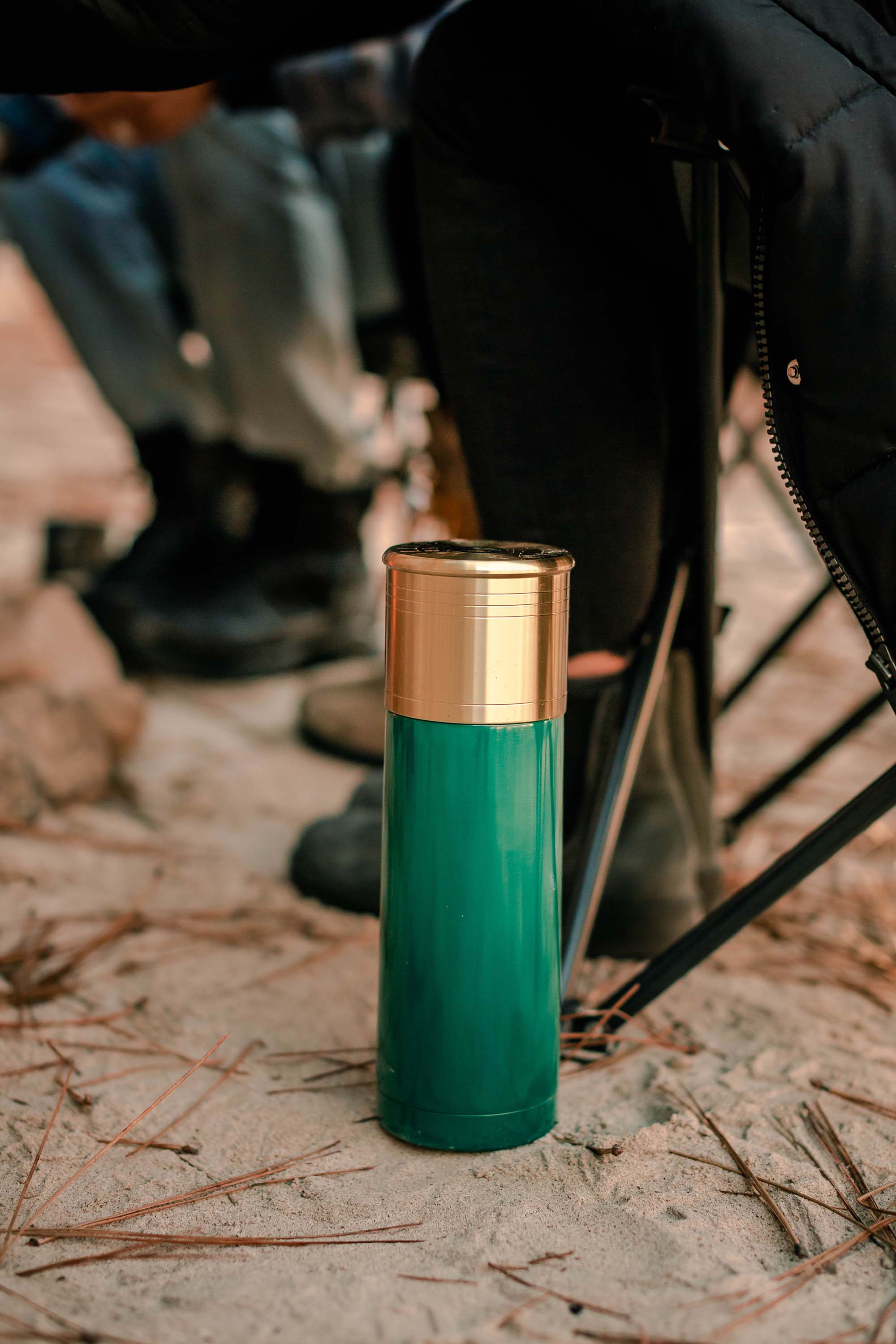 12 Ga Shotshell Thermal Bottle - 25 Oz - Green-eSafety Supplies, Inc