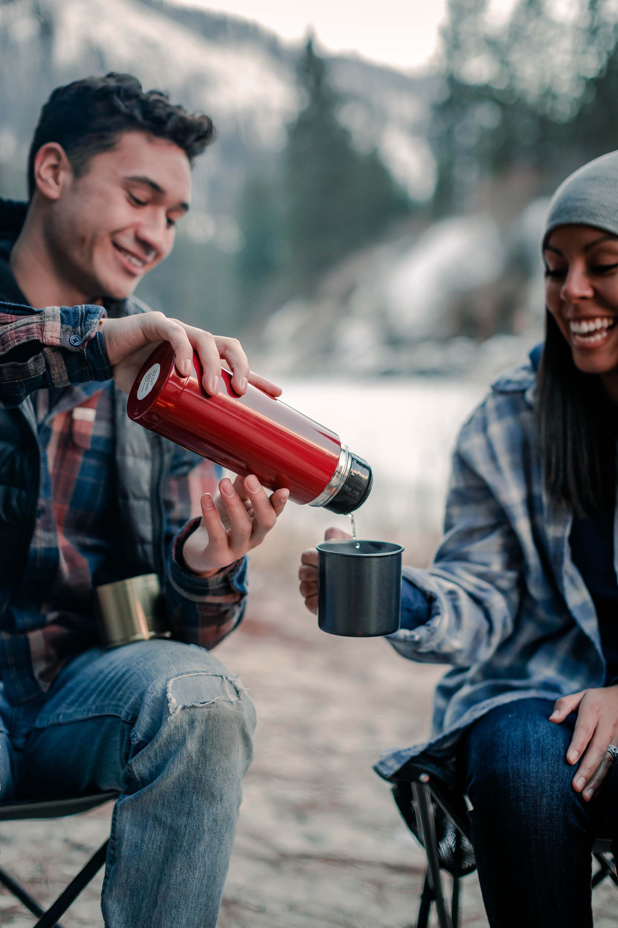 12 Ga Shotshell Thermal Bottle - 25 Oz - Red-eSafety Supplies, Inc