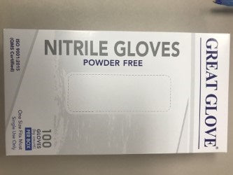 Great Glove White Nitrile P/F in LARGE SIZE ONLY-eSafety Supplies, Inc