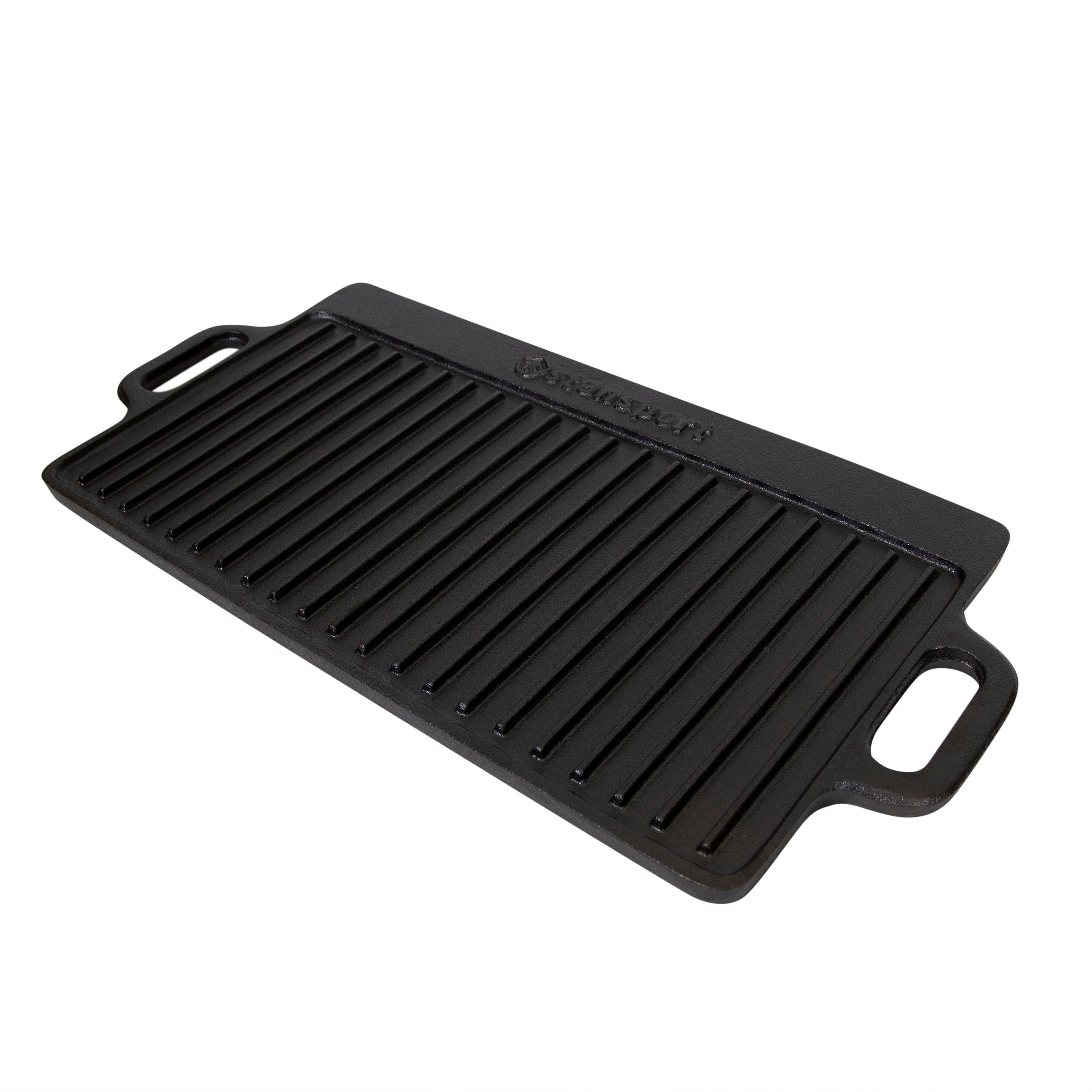 Cast Iron Griddle - 9 In X 20 In - Pre-Seasoned-eSafety Supplies, Inc