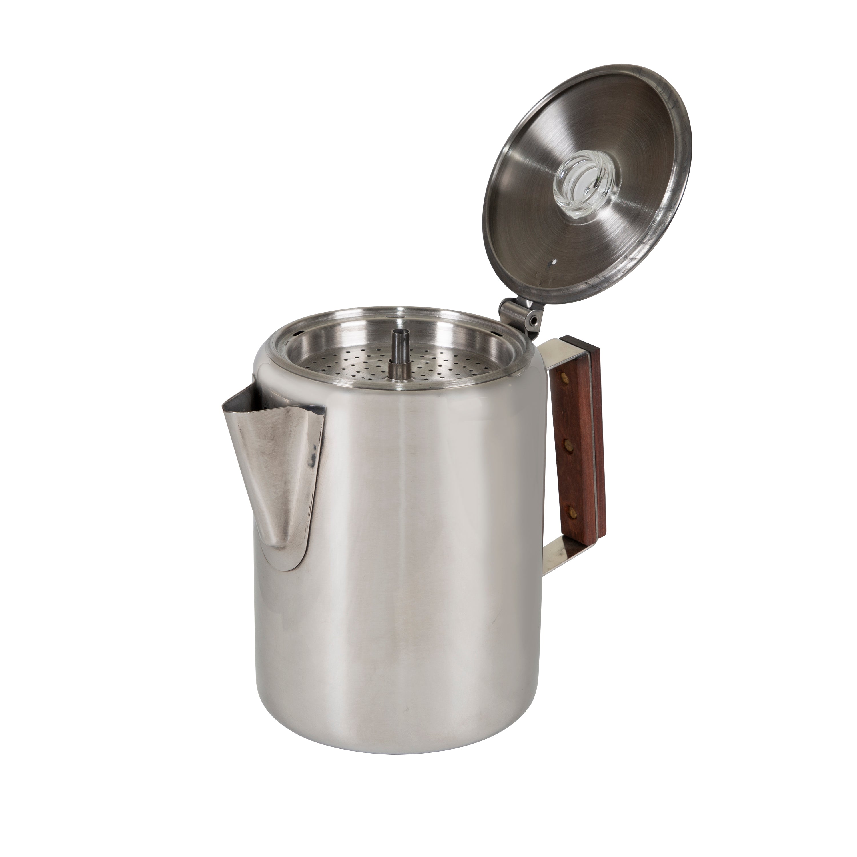 Stainless Steel Percolator Coffee Pot - 9 Cup-eSafety Supplies, Inc