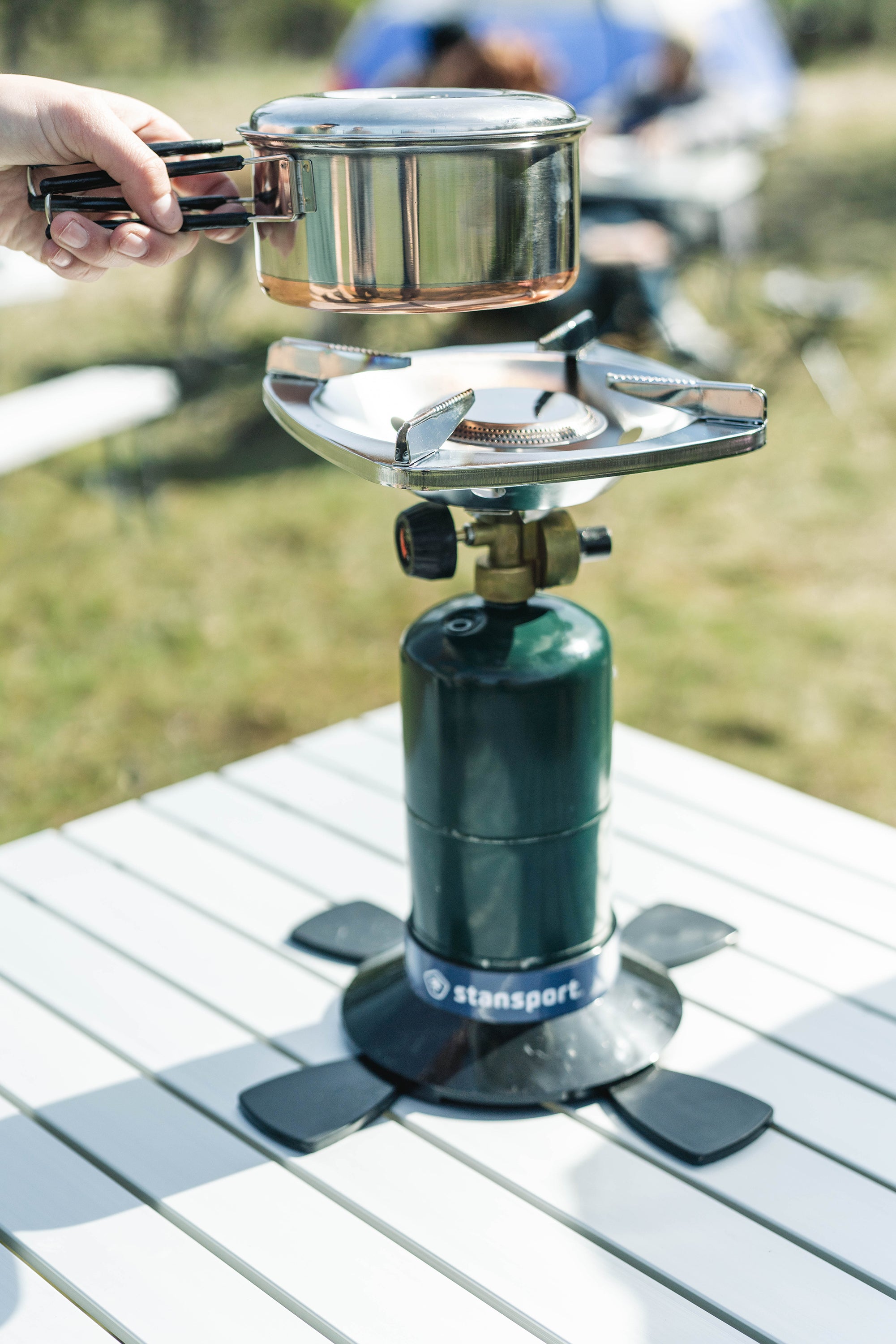 Single Burner Propane Stove Black-eSafety Supplies, Inc