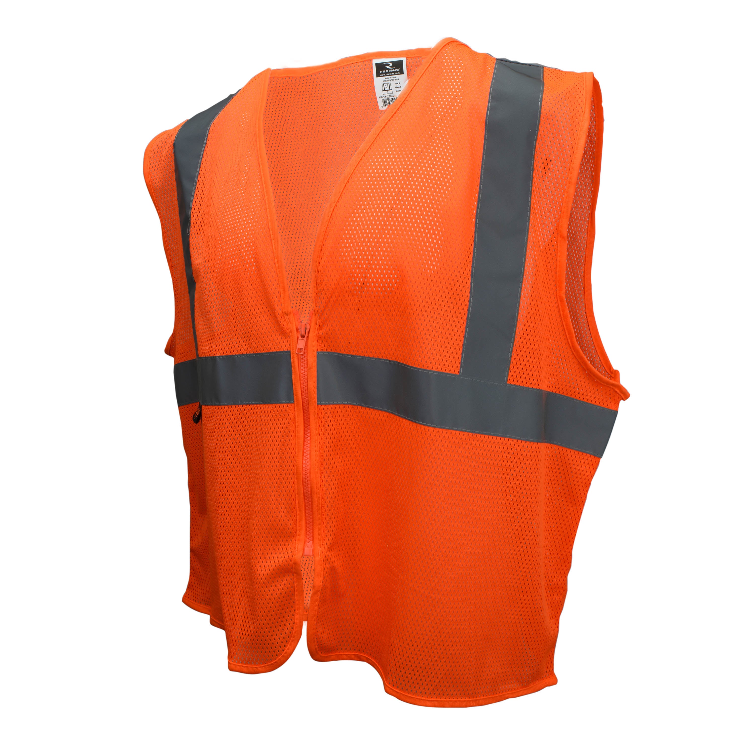 Radians SVE1 Economy Type R Class 2 Mesh Safety Vest - Green-eSafety Supplies, Inc