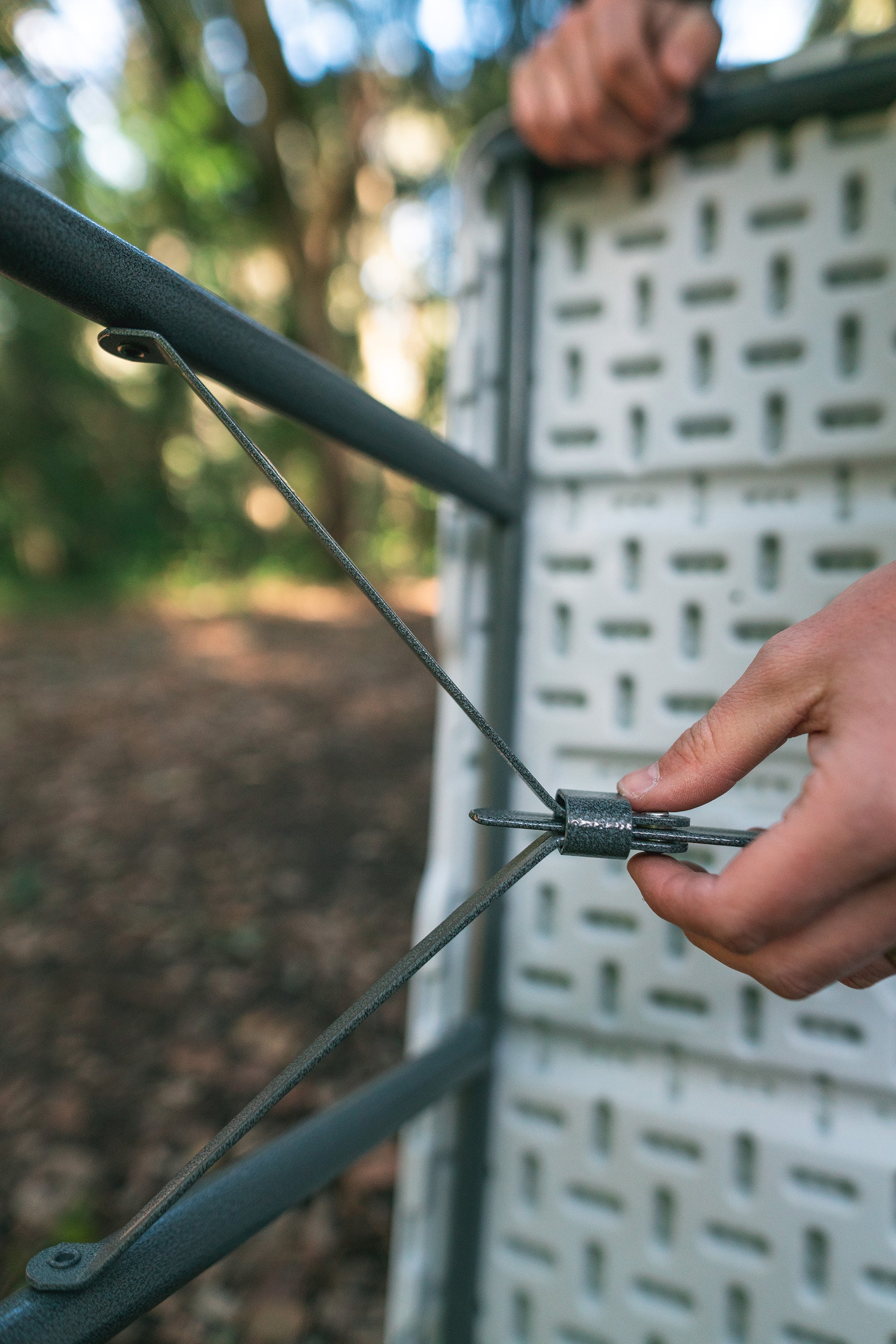 Folding Table - White - 29 In X 60 In X 29 In-eSafety Supplies, Inc