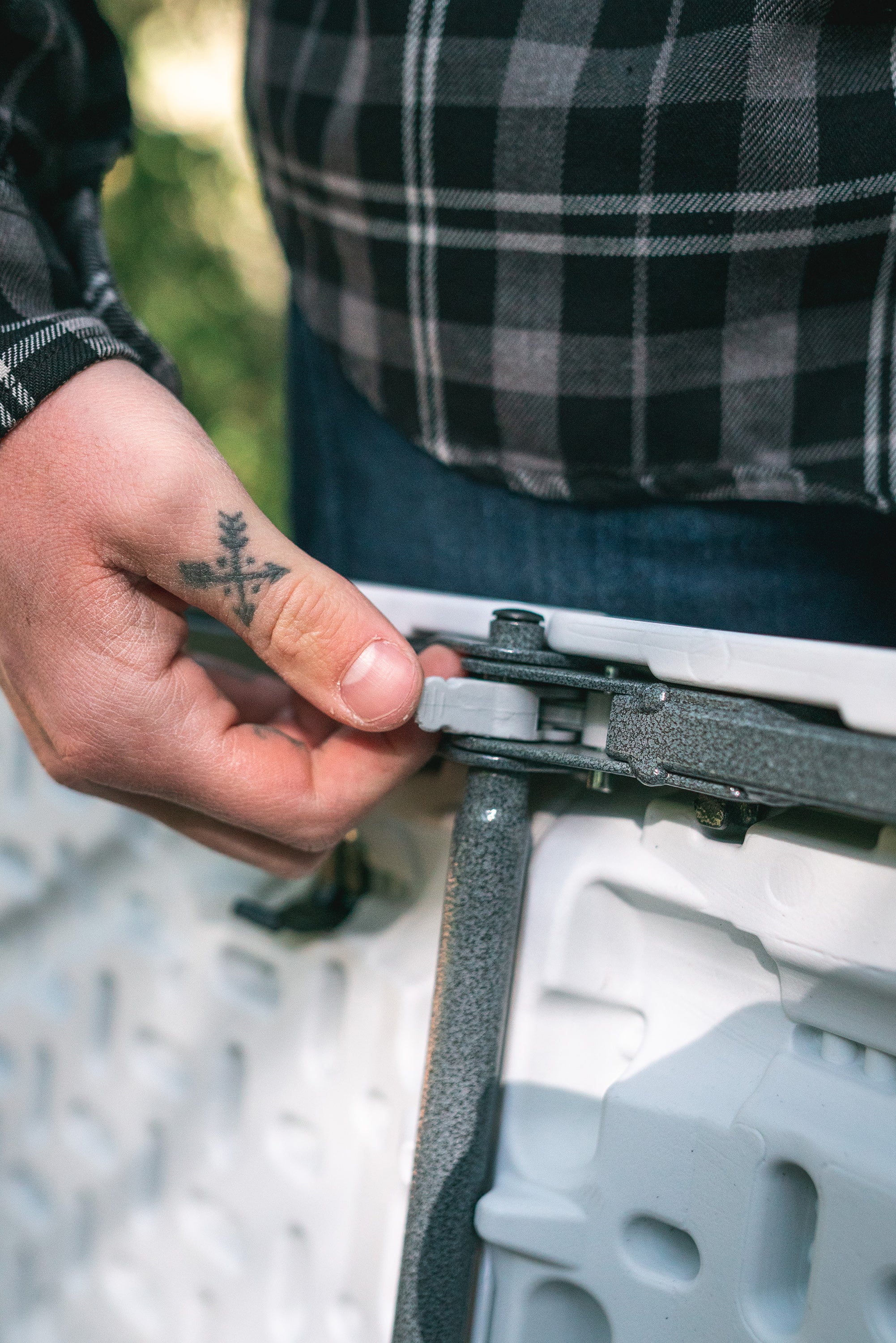 Folding Table - White - 29 In X 60 In X 29 In-eSafety Supplies, Inc