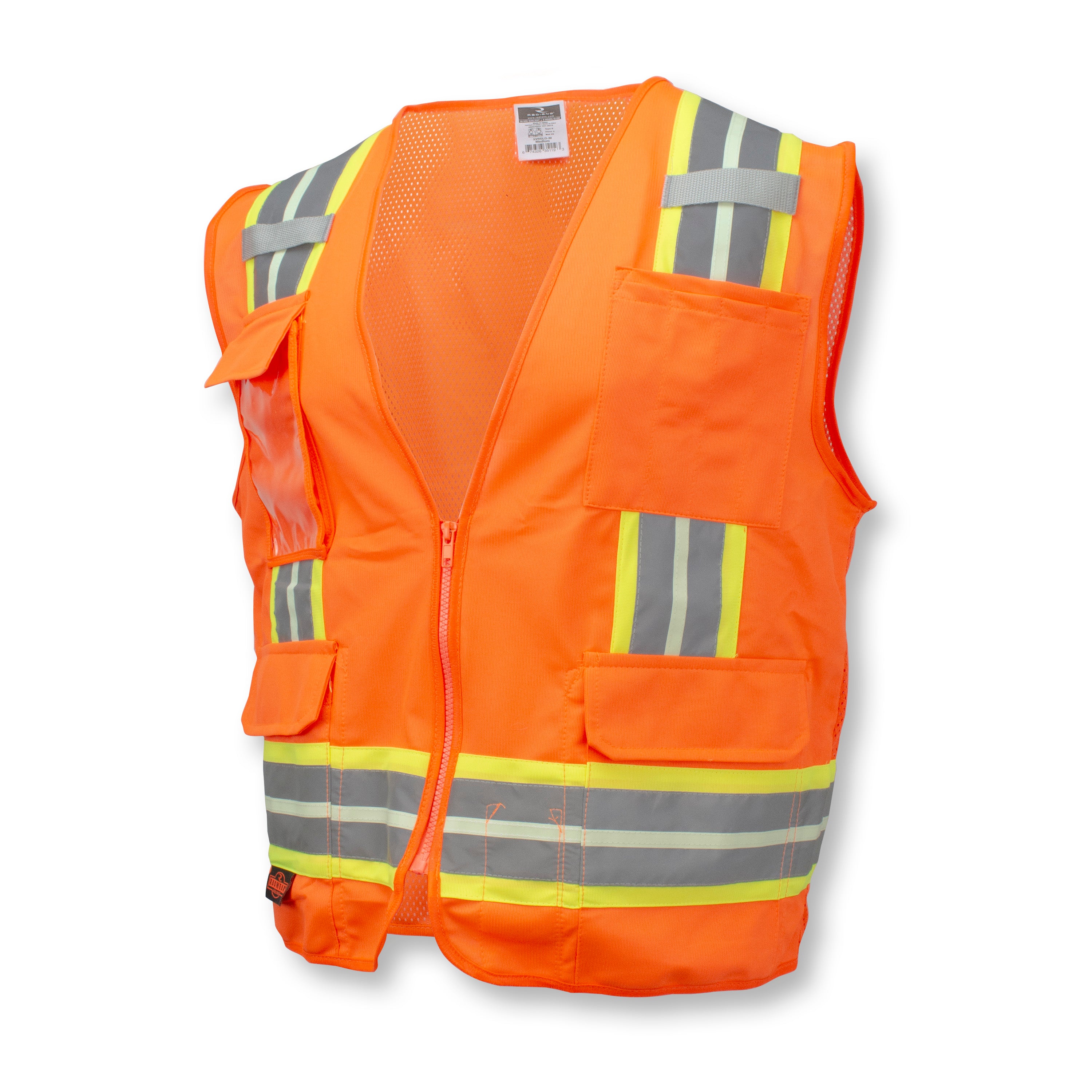 Radians SV6 Glow-in-the-Dark Surveyor Two Tone Safety Glow-in-the-Dark Vest-eSafety Supplies, Inc