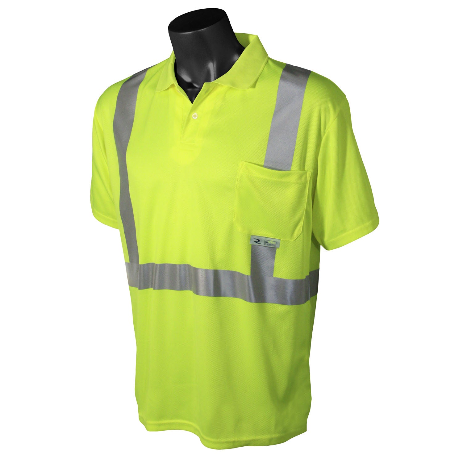 Radians ST12 Class 2 High Visibility Safety Short Sleeve Polo Shirt-eSafety Supplies, Inc
