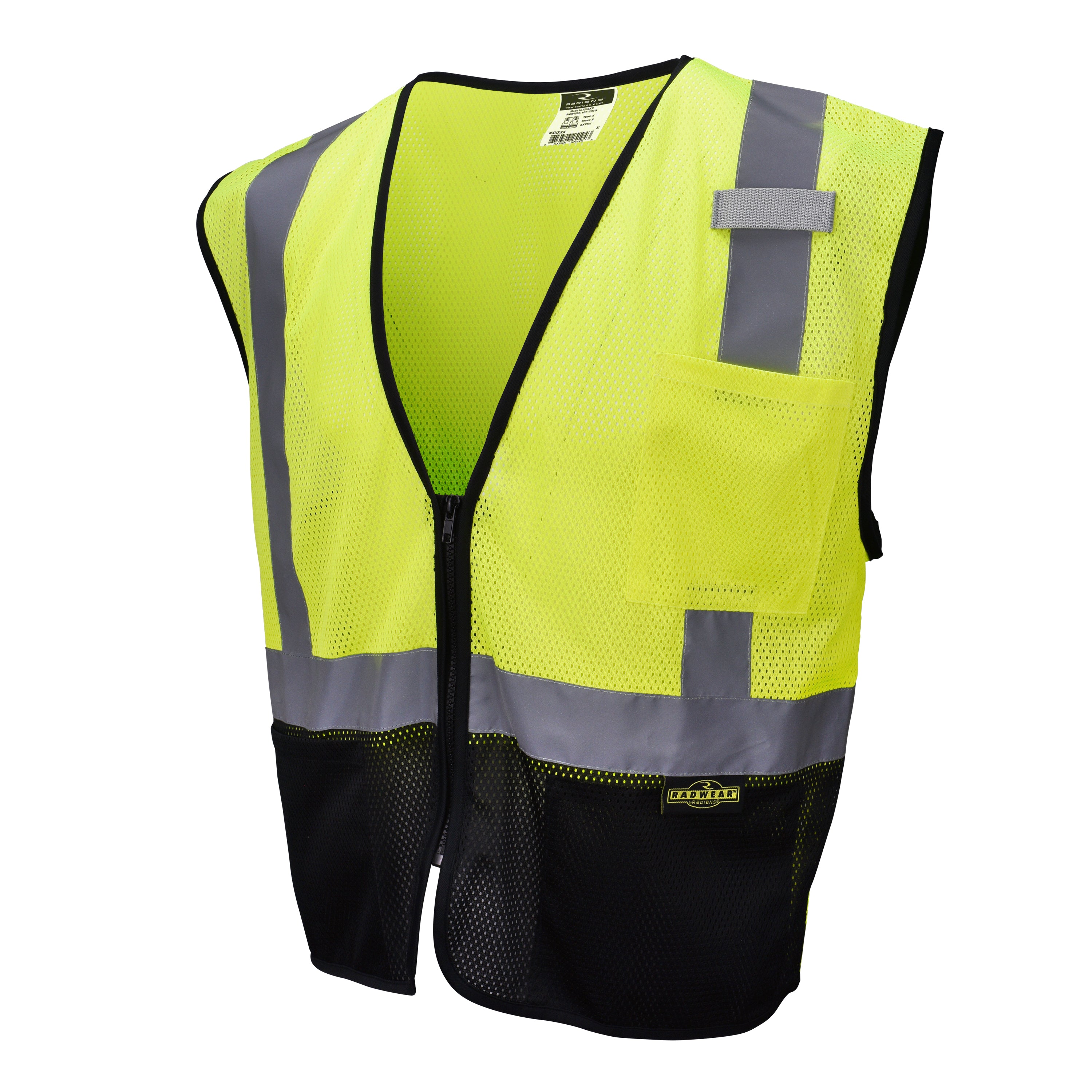 Radians SV3B Black Bottom Economy Mesh Safety Vest-eSafety Supplies, Inc