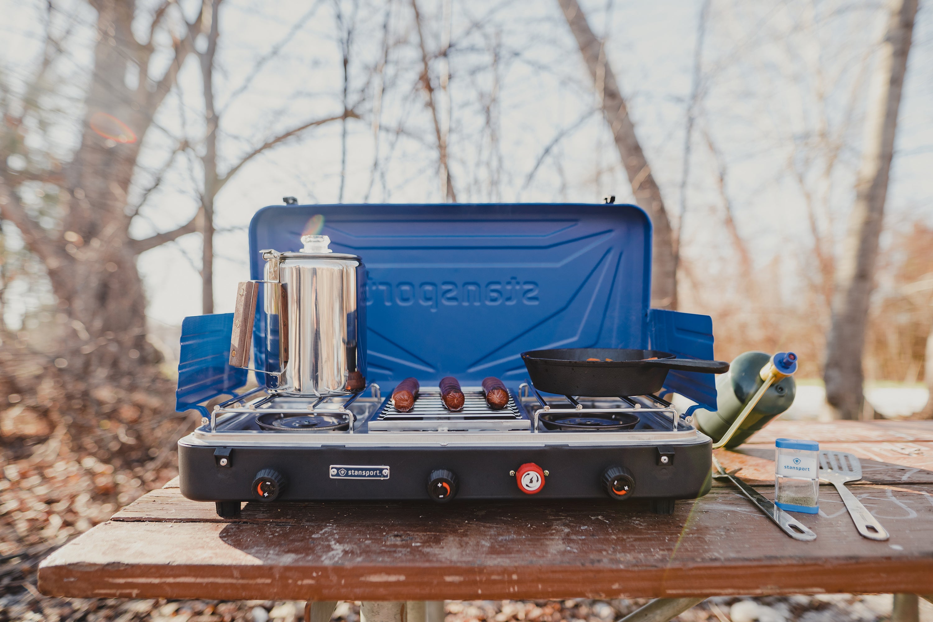 Stainless Steel Percolator Coffee Pot - 9 Cup-eSafety Supplies, Inc