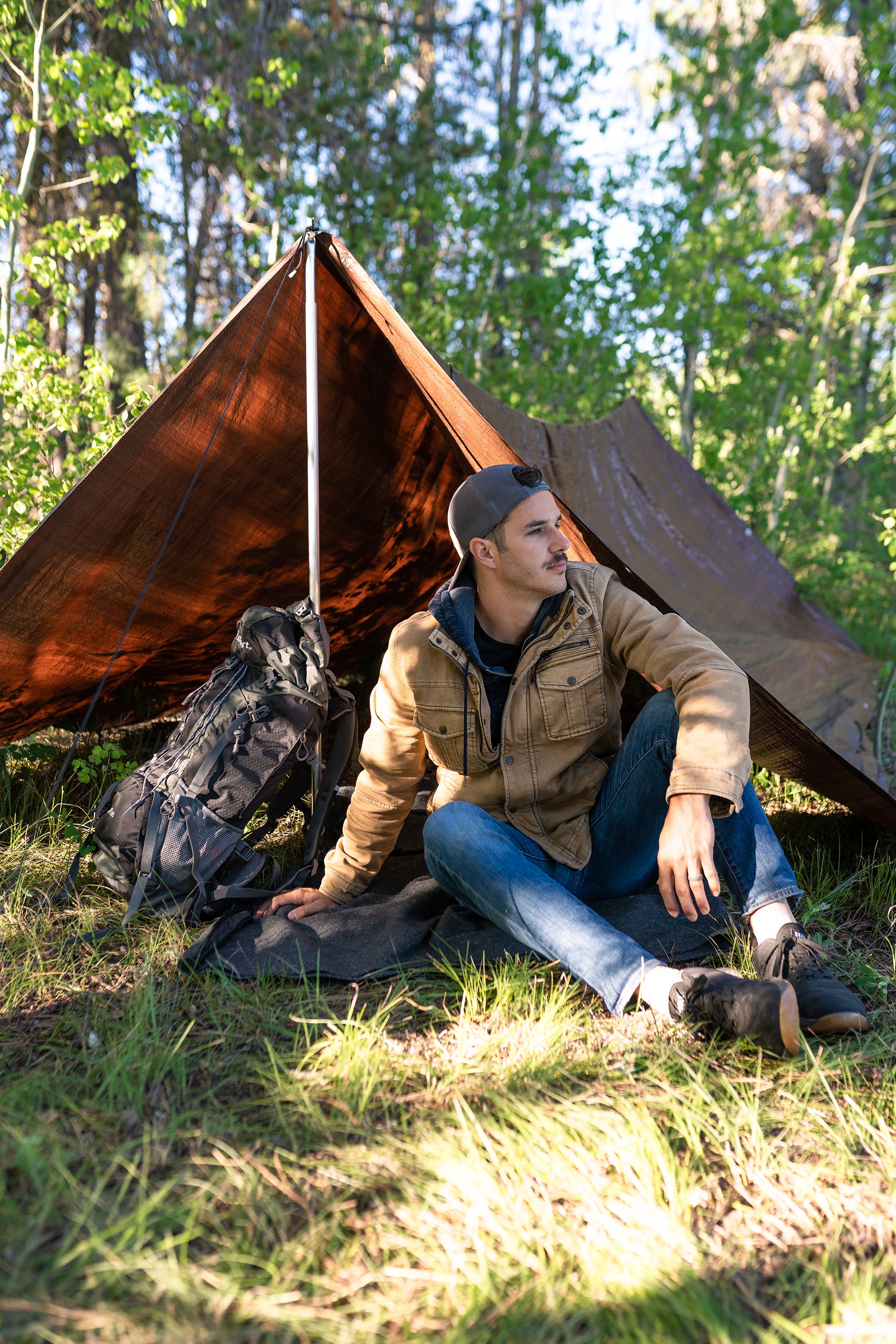 Rip Stop Tarp - 16 Ft X 20 Ft - Brown - Standard Duty-eSafety Supplies, Inc