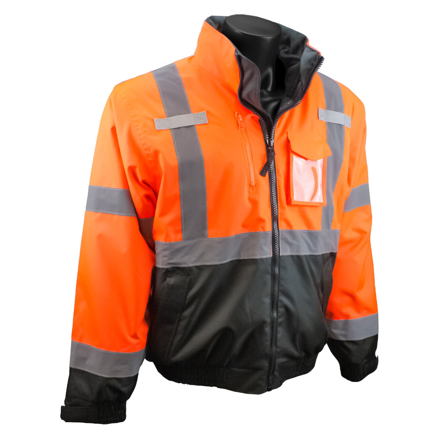 Radians SJ210B Three-in-One Deluxe High Visibility Bomber Jacket-eSafety Supplies, Inc