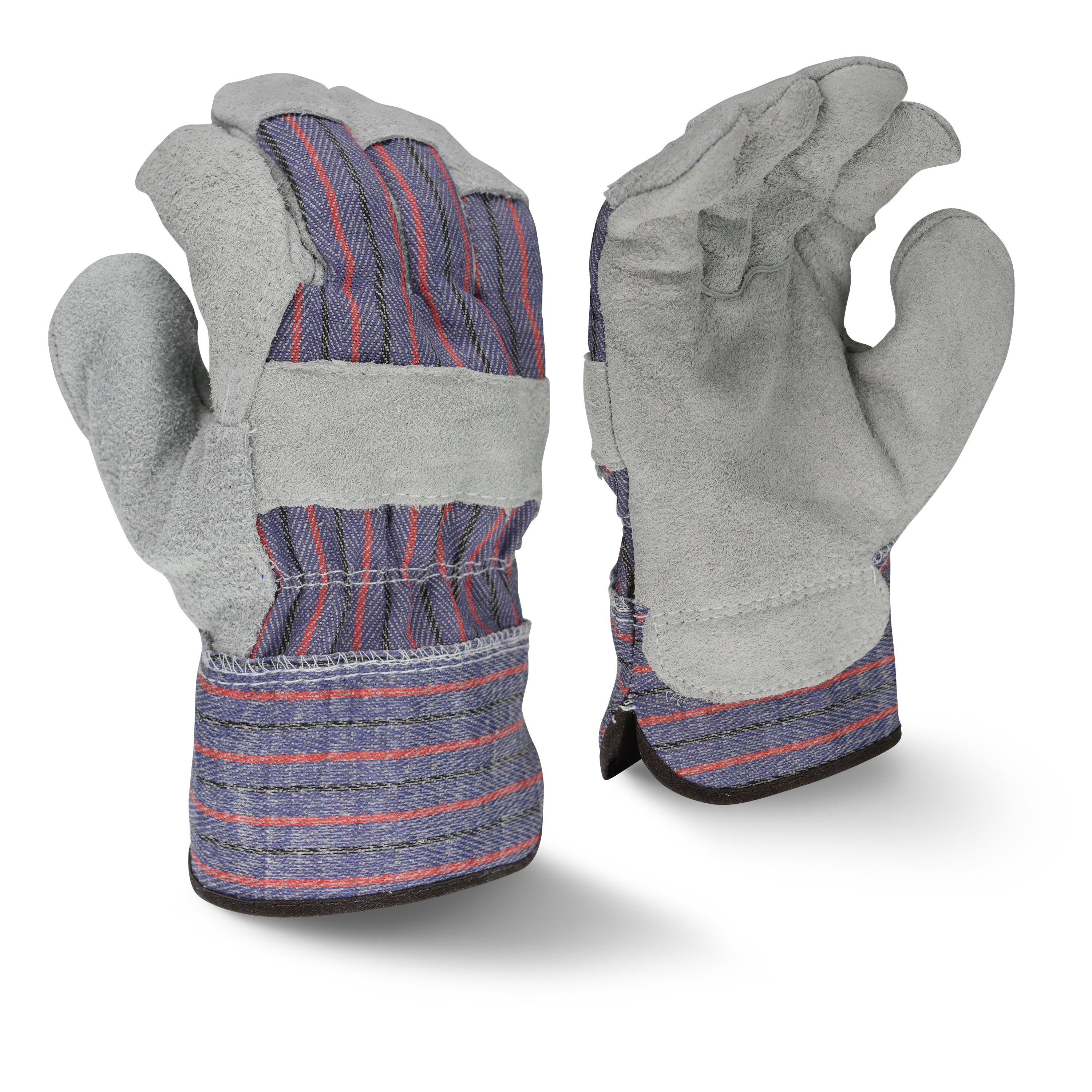 Radians RWG3111 Economy Shoulder Gray Split Leather Glove - Size L-eSafety Supplies, Inc