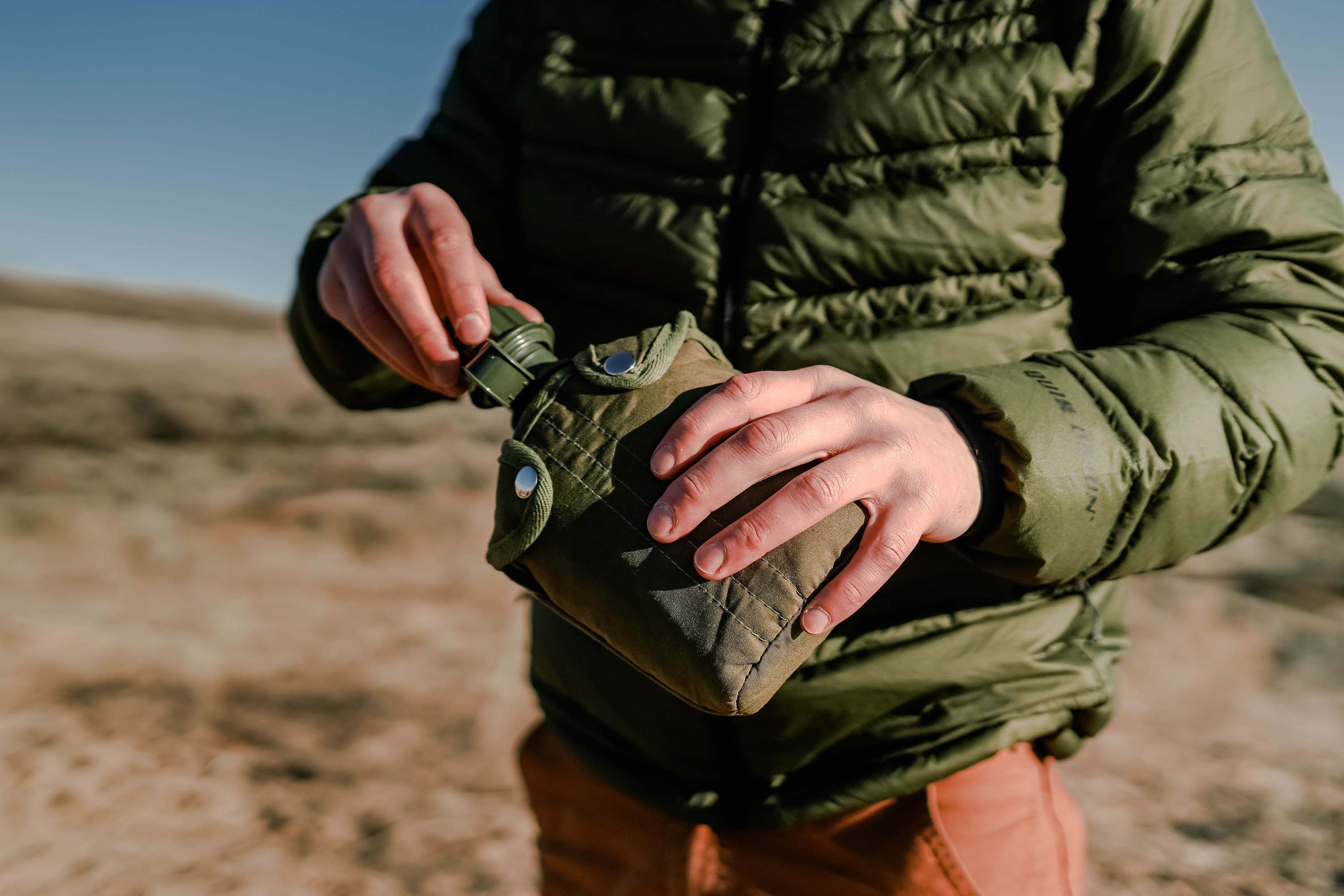 Plastic Canteen With Cover-eSafety Supplies, Inc