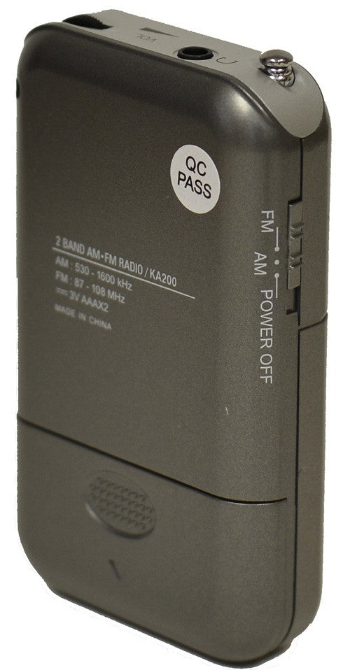 Kaito KA200 Pocket AM/FM Radio-eSafety Supplies, Inc