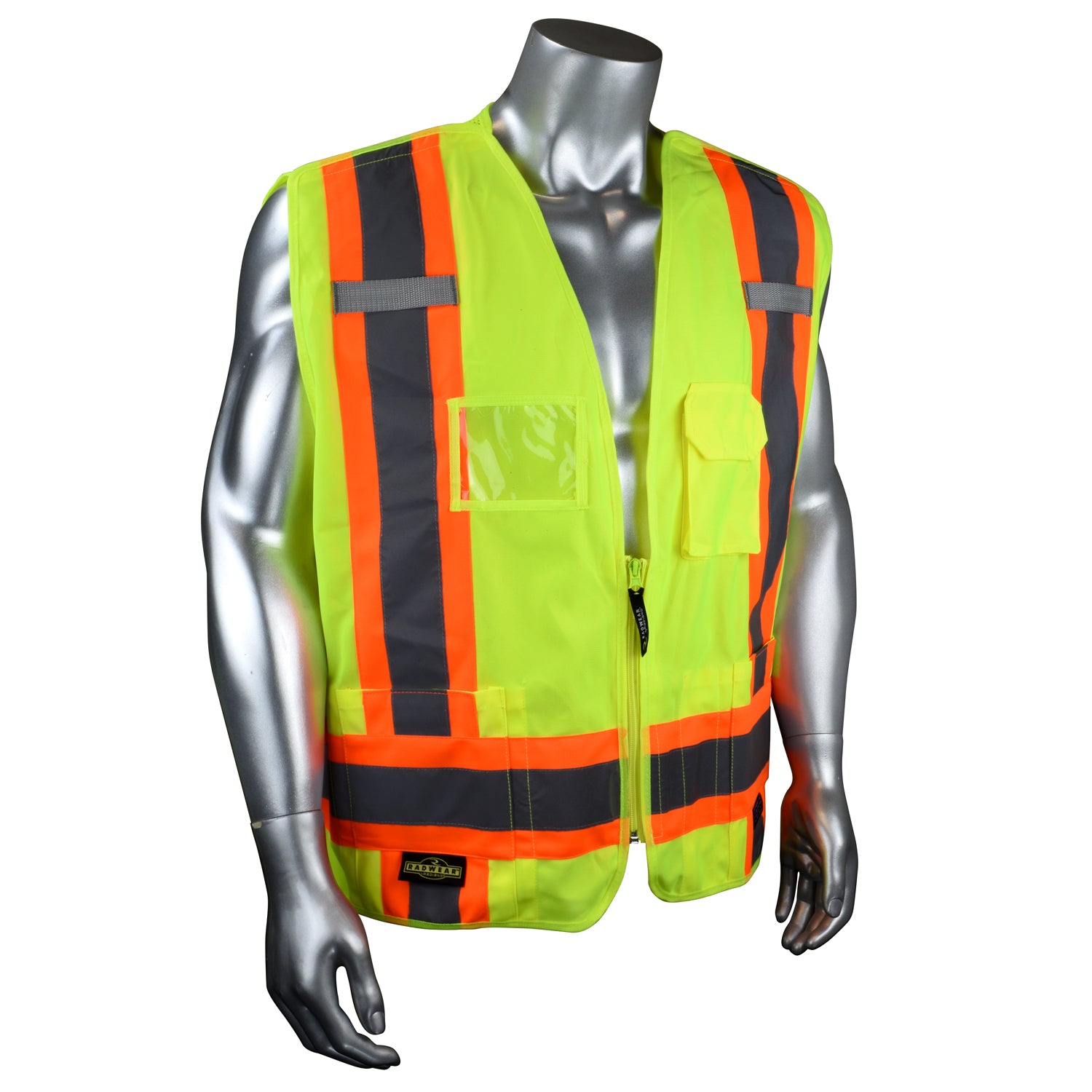 Radians SV020X-2 Heavy Duty 7-Pocket Tear Away Cruiser Vest X-Back-eSafety Supplies, Inc