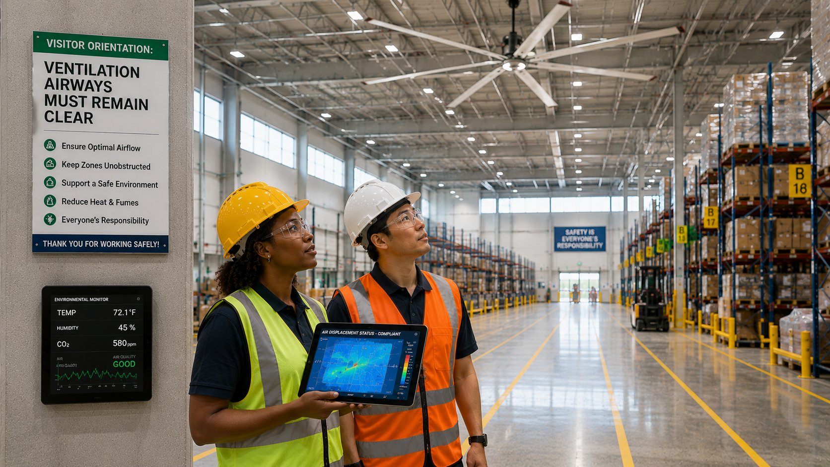 Engineering the Cool: Industrial Fan Synergy and High-Volume Low-Speed (HVLS) Systems