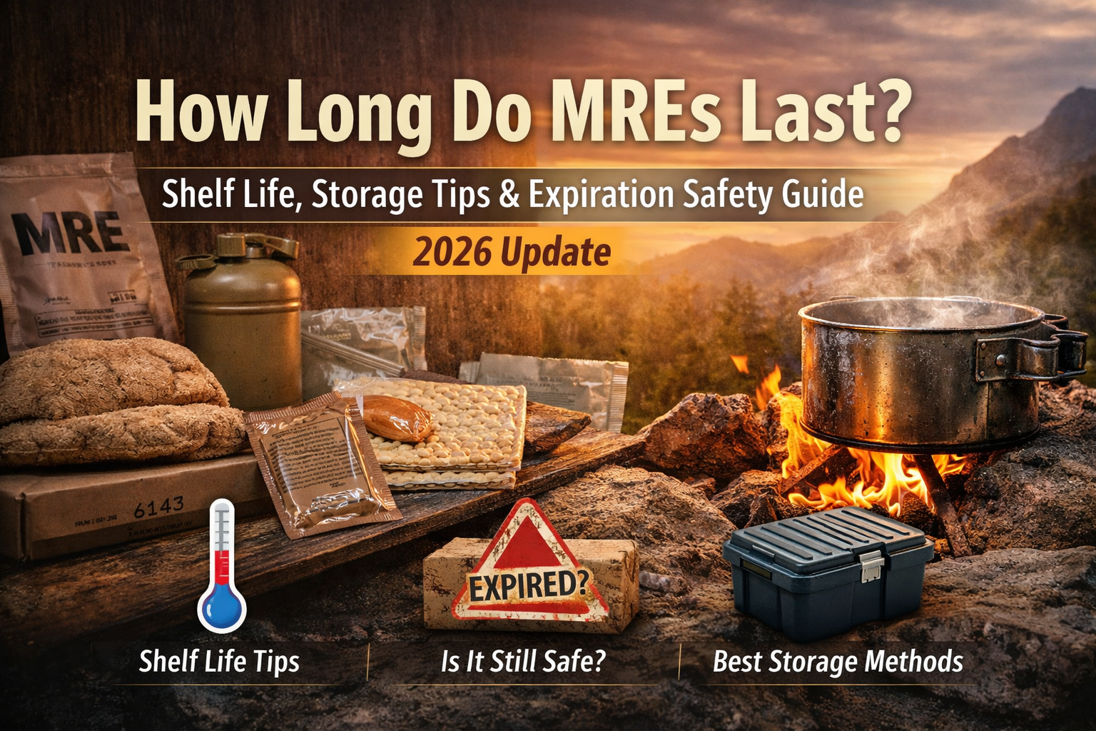 How Long Do MREs Last? Shelf Life, Storage Tips & Expiration Safety Guide (2026 Update)