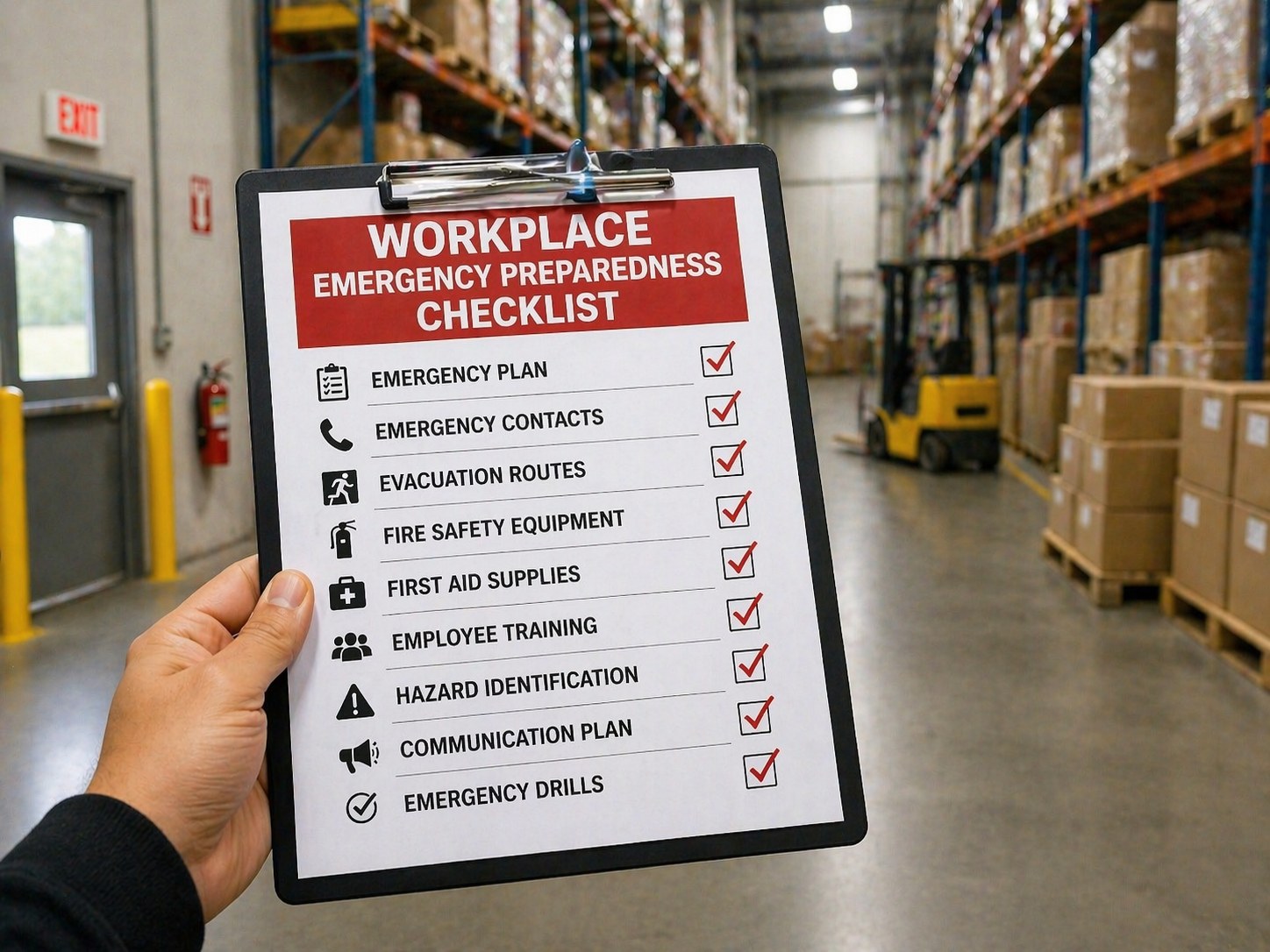Workplace Emergency Preparedness Checklist: OSHA Requirements and Safety Equipment Guide (2026)