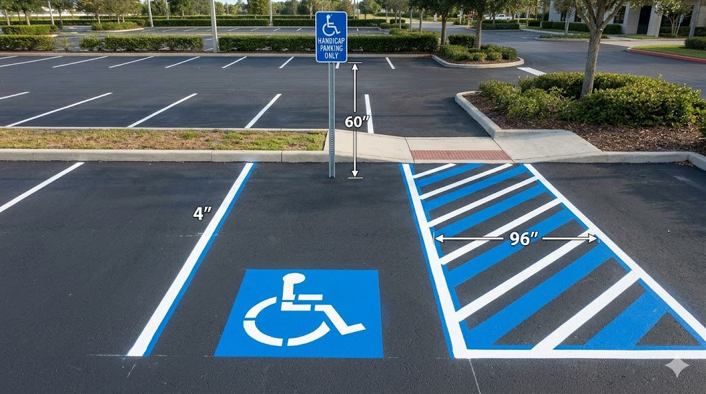 ADA Parking Sign Requirements: The Facility Manager’s Guide to Compliance and Layout Specifications