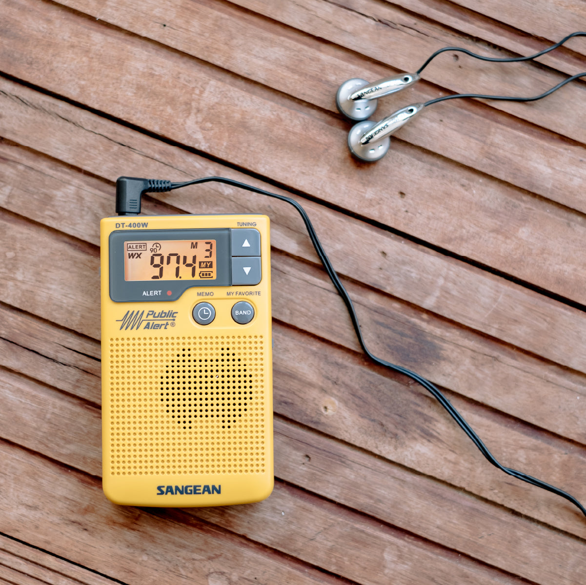 Sangean-AM / FM Digital Weather Alert Pocket Radio