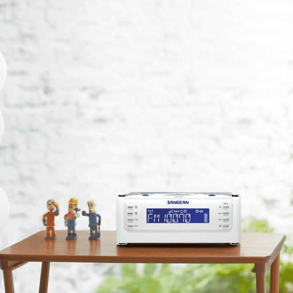 Sangean-FM-RDS (RBDS) / AM / Aux-in Tuning Clock Radio with Radio Controlled Clock