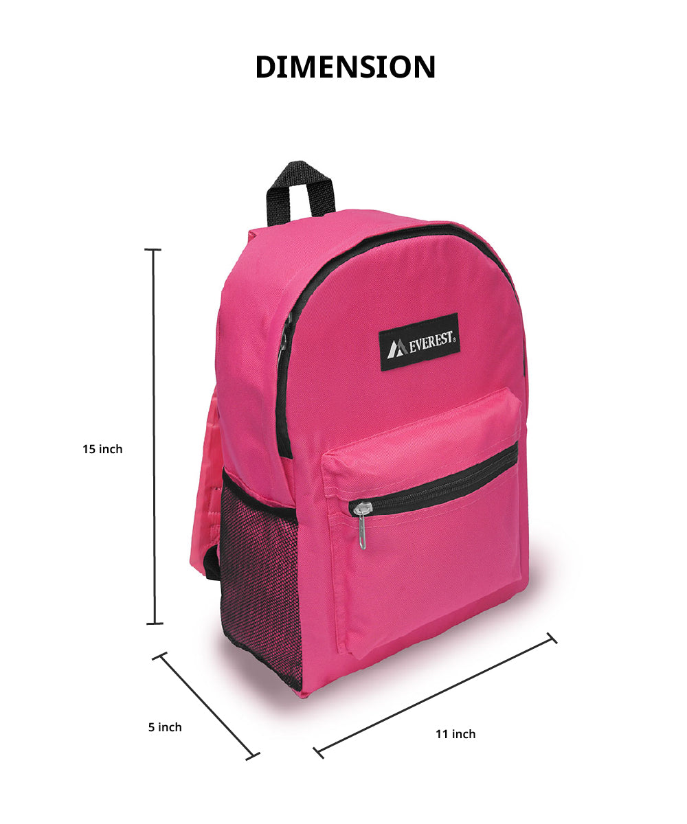EVEREST - 1045MSH - EVEREST BASIC LAPTOP BACKPACK W/ MESH POCKETS