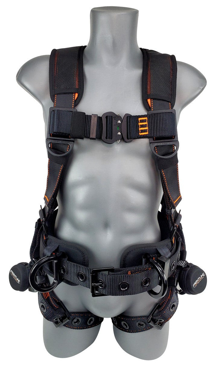 Frontline 110CTB Combat Lite Full Body Harness all Aluminum Hardware and Suspension Trauma Straps