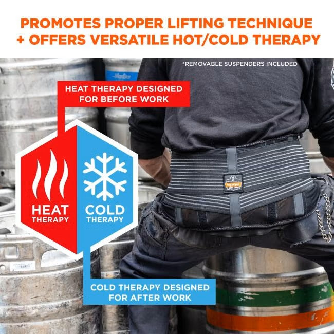 Ergodyne - ProFlex 1675 Back Support Brace with Cooling/Warming Pack