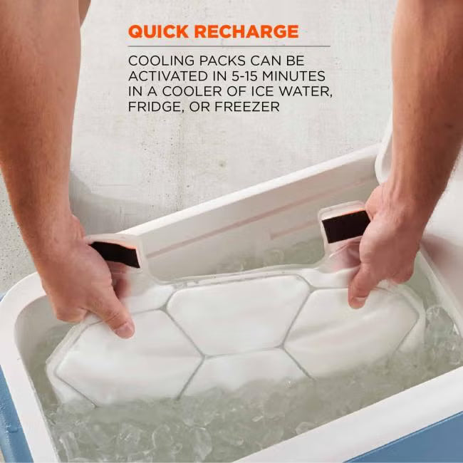 Ergodyne - Chill-Its 6215 Premium FR Phase Change Cooling Vest with Rechargeable Packs