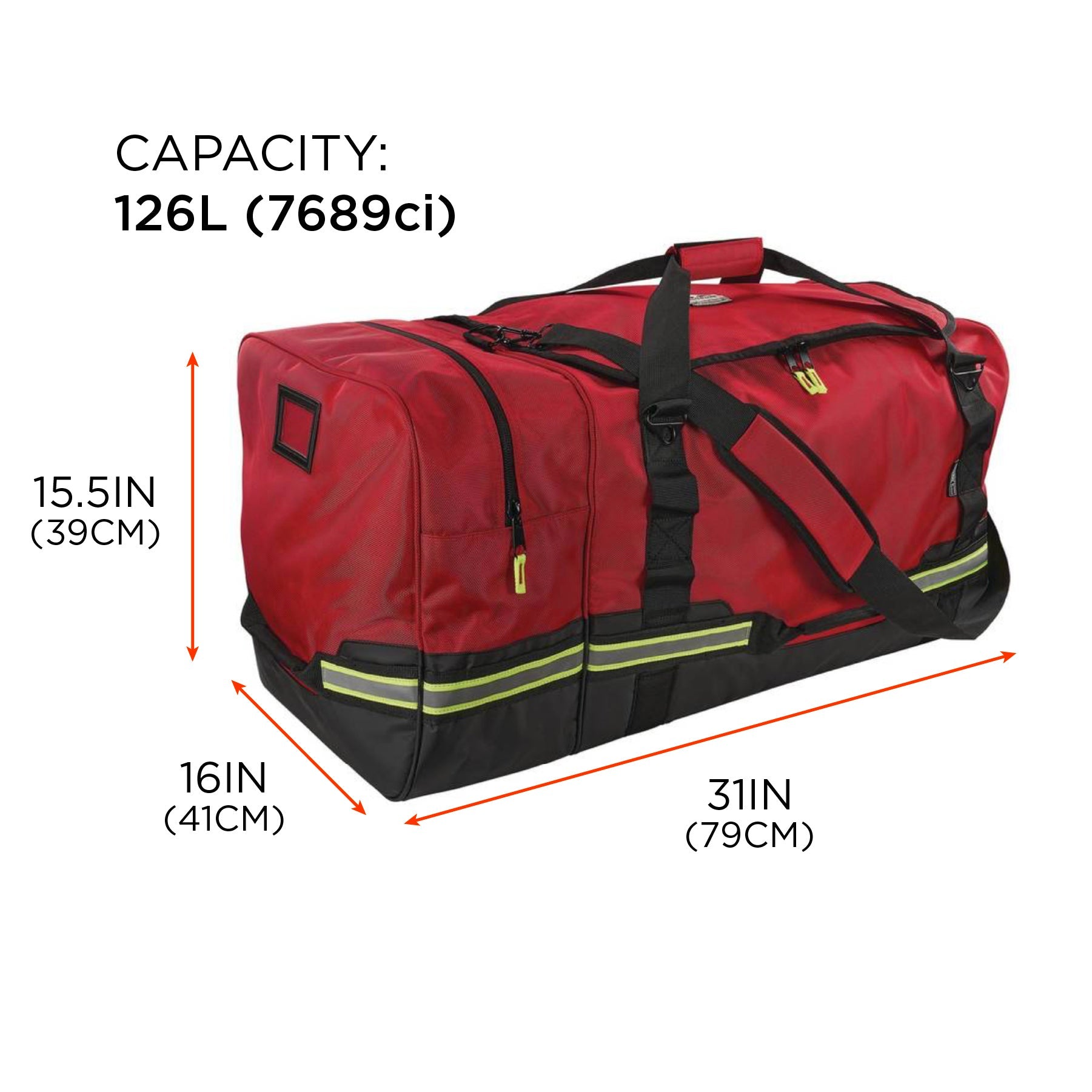 Erogdyne - Arsenal 5008 Firefighter Turnout Bag - Work Gear Duffel Bag, 126L