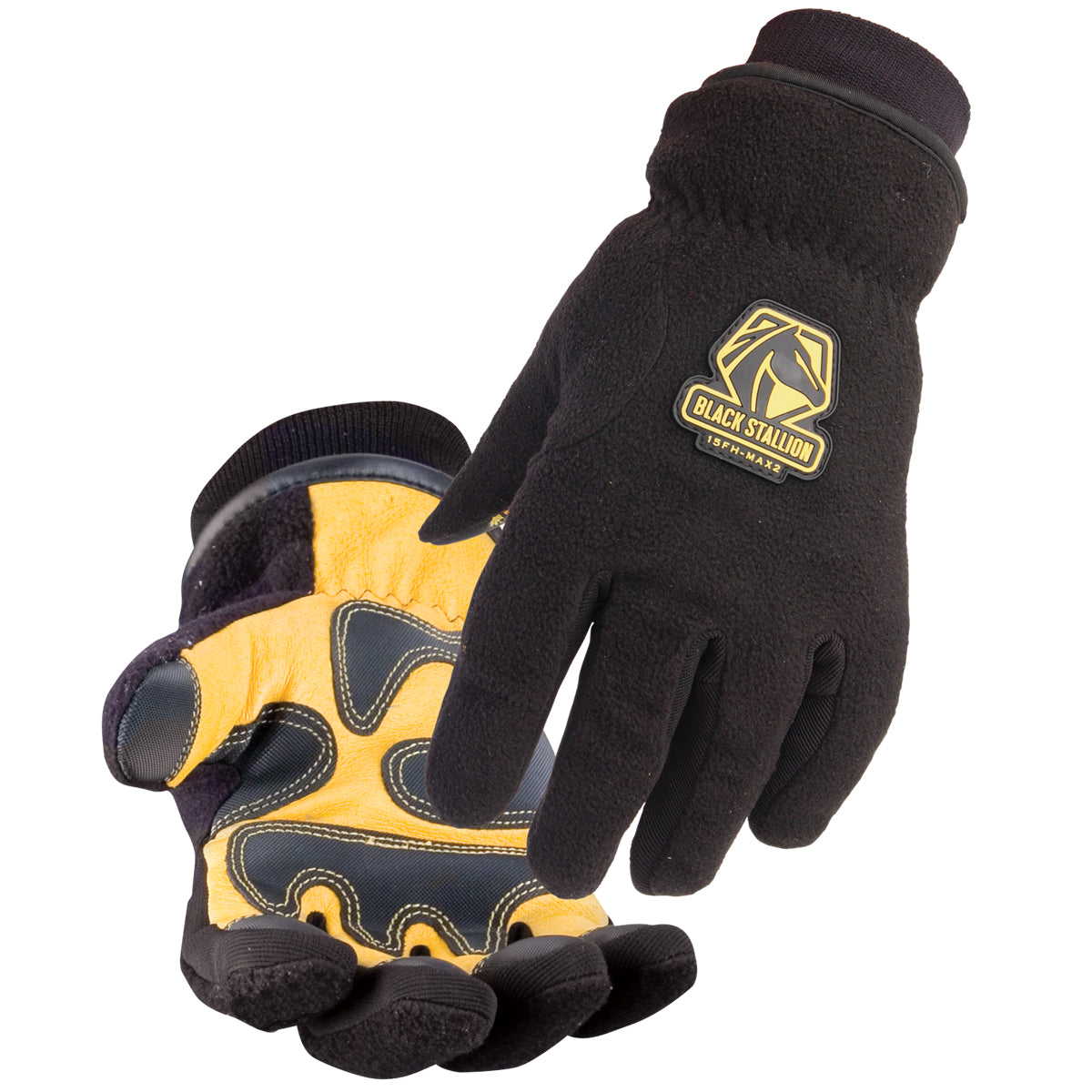 Black Stallion Pigskin Water Resistant Winter Glove - 15FH-MAX2